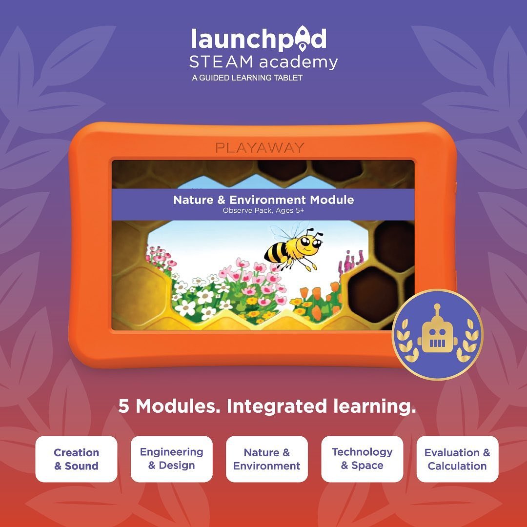 Promotional ad for Launchpad tablets