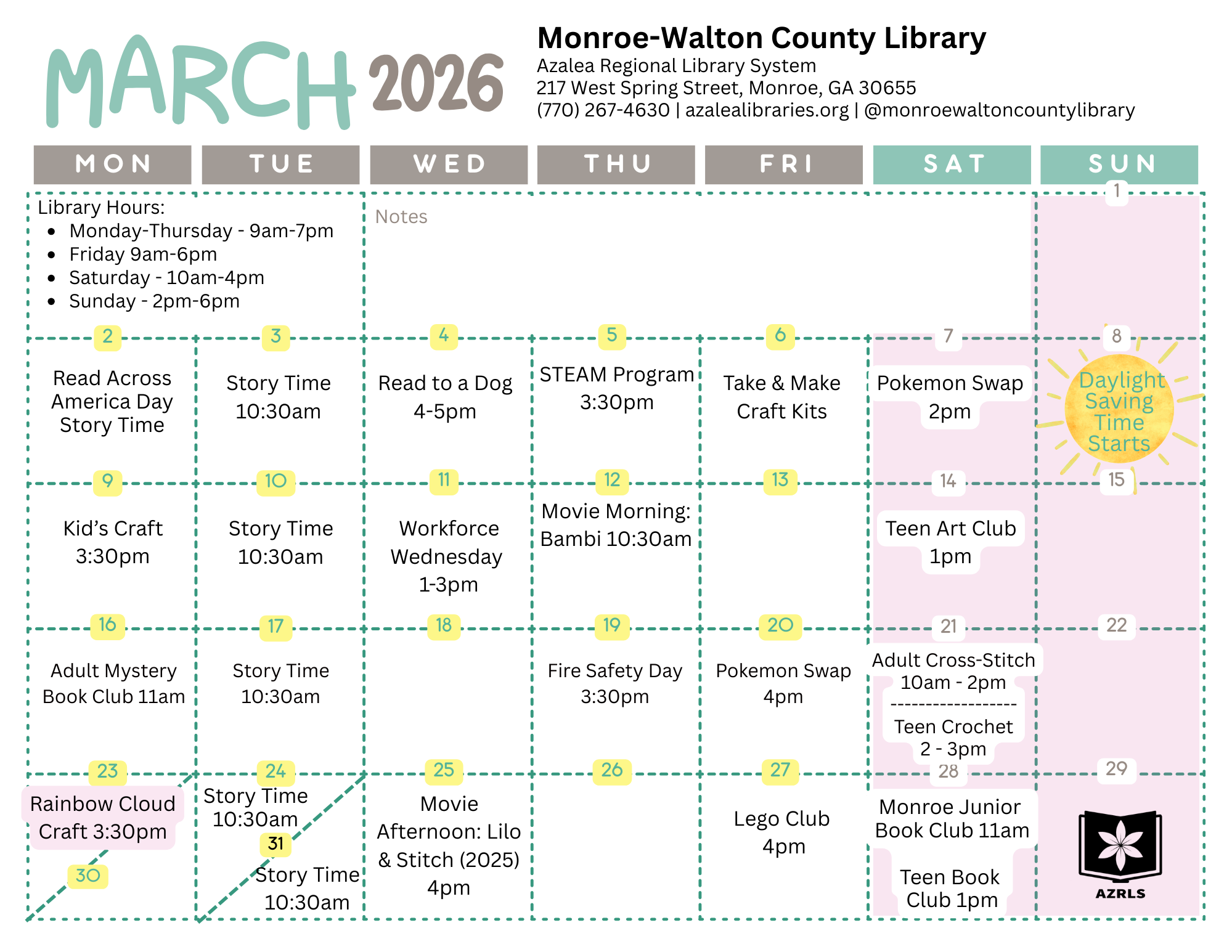 March 2026 Newsletter