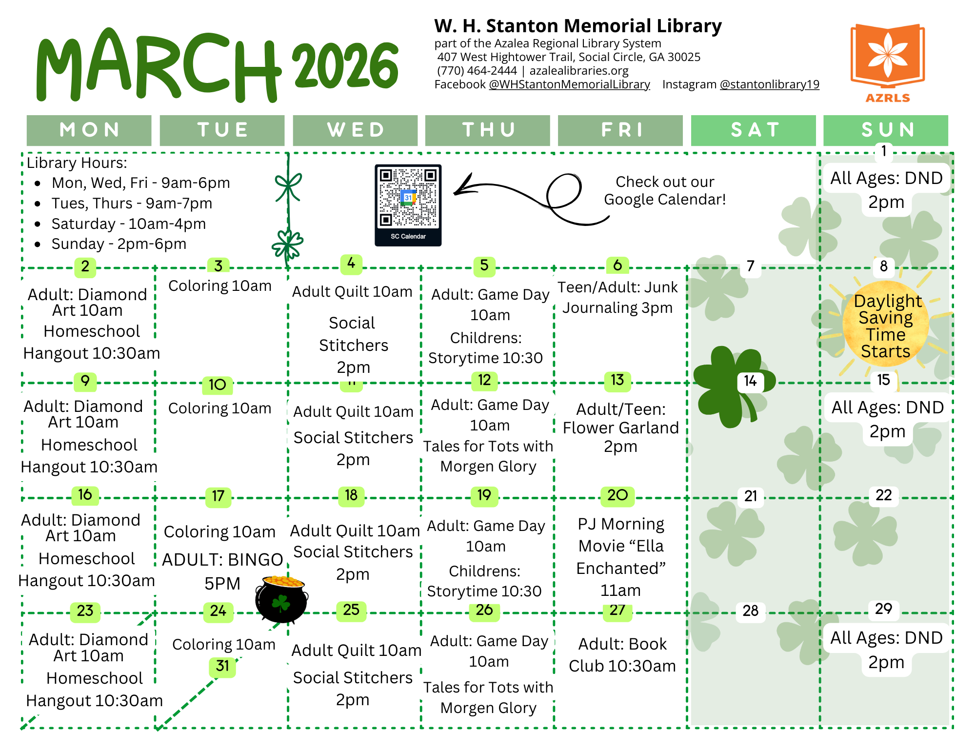 March 2026 Newsletter