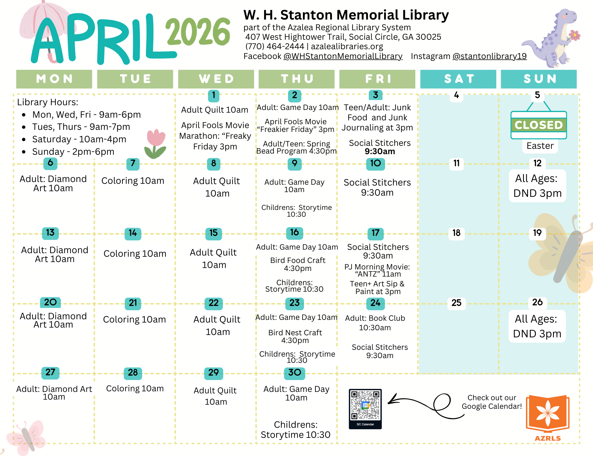 April 2026 Newsletter