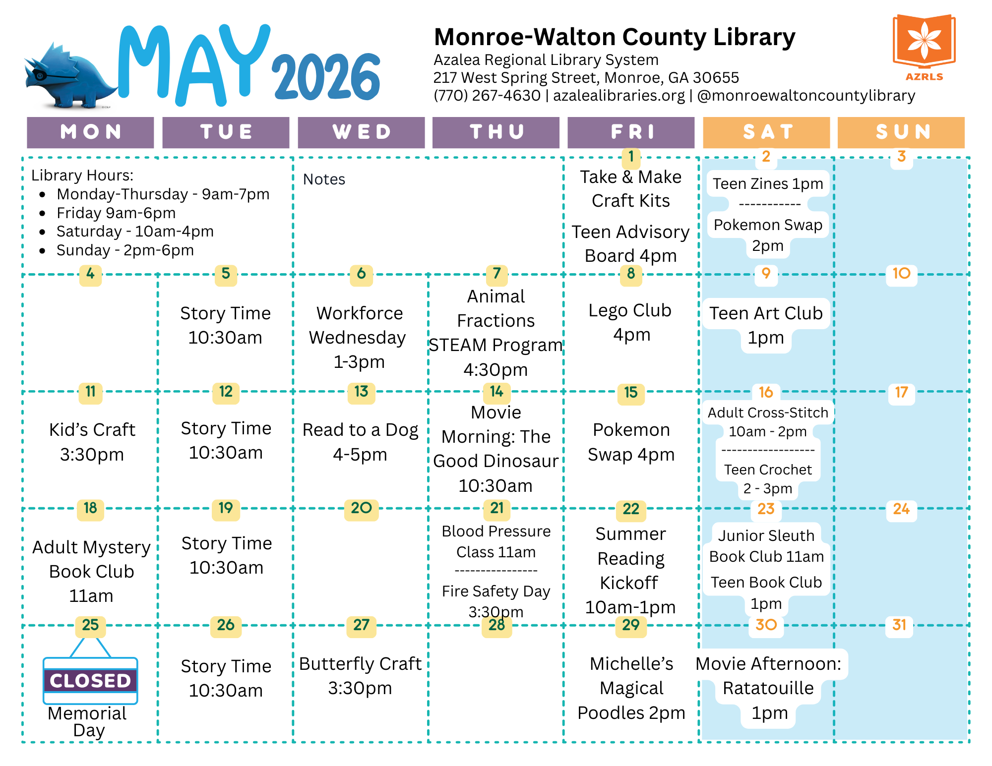 May 2026 Newsletters