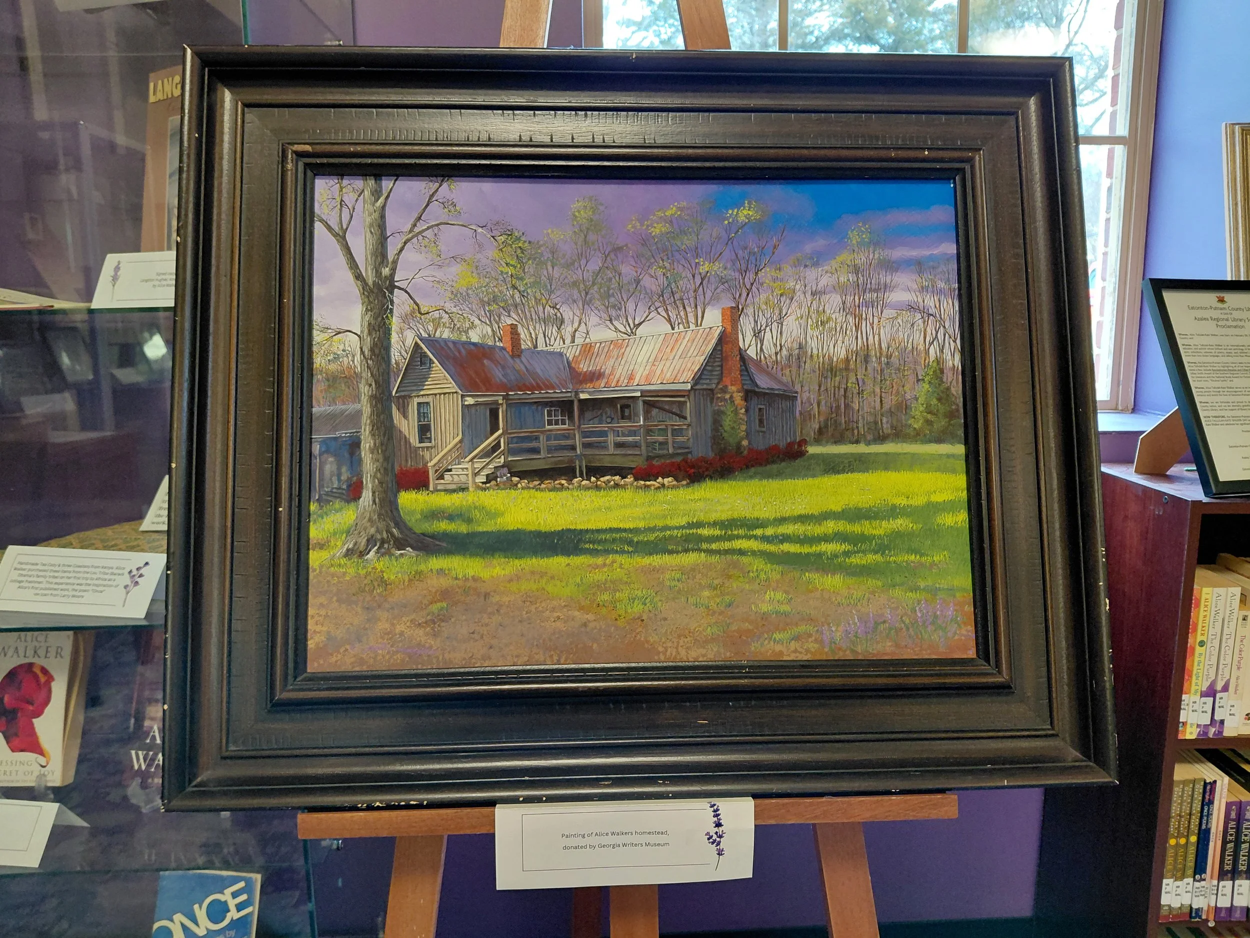 Painting of Alice Walker's childhood home.jpg