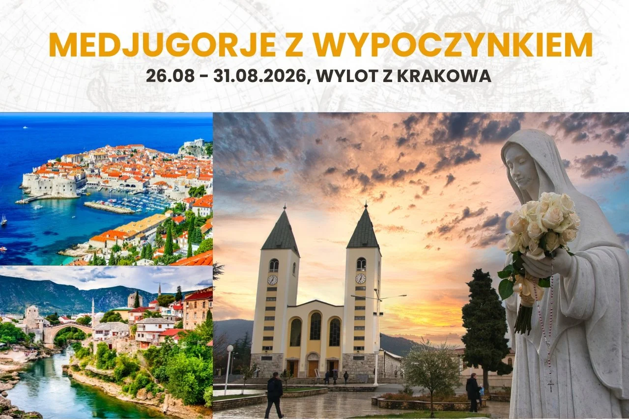 MEDJUGORJE - Pielgrzymka do Medjugorje samolotem z Krakowa