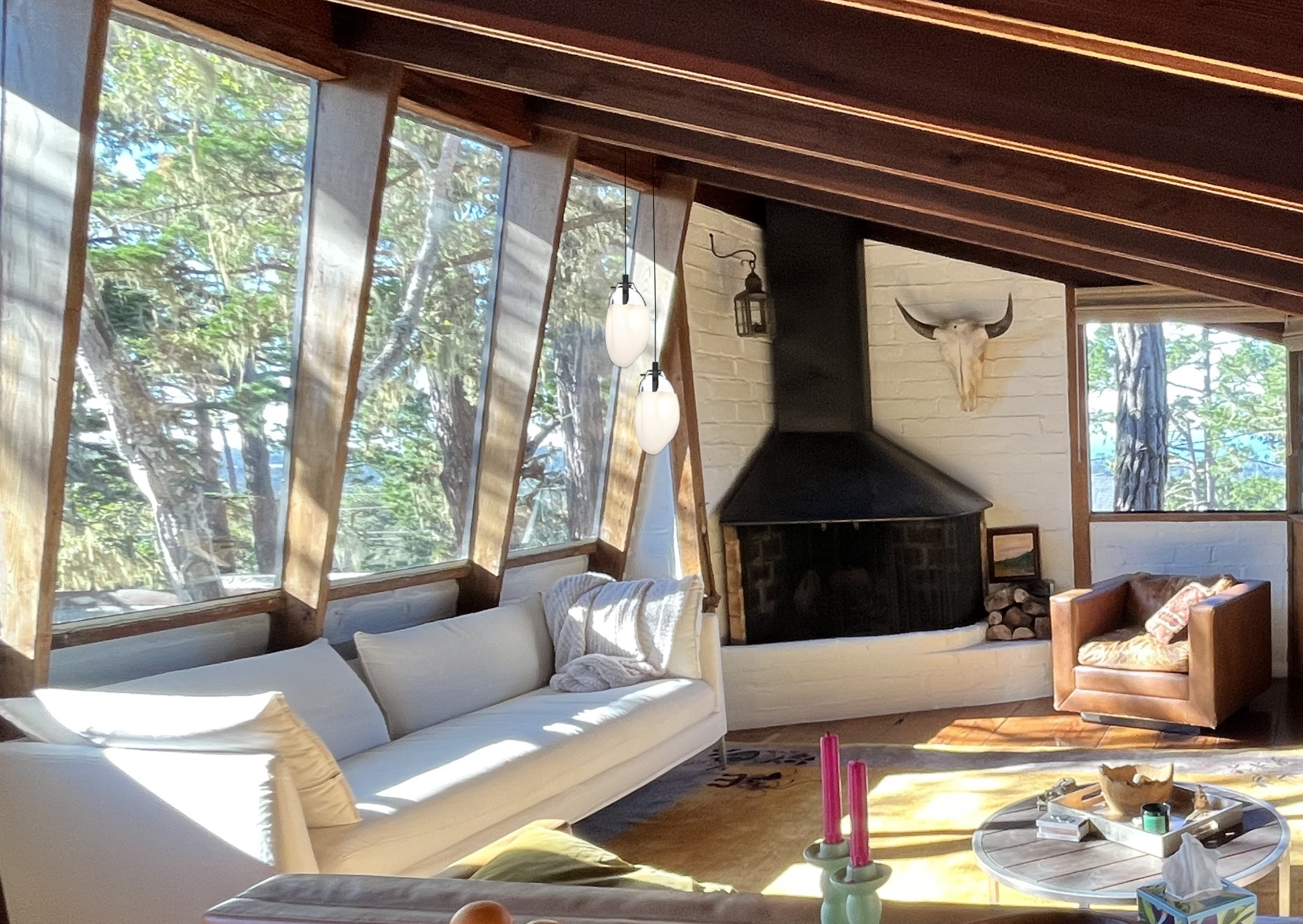 An all lighting project in an interestingly designed home.