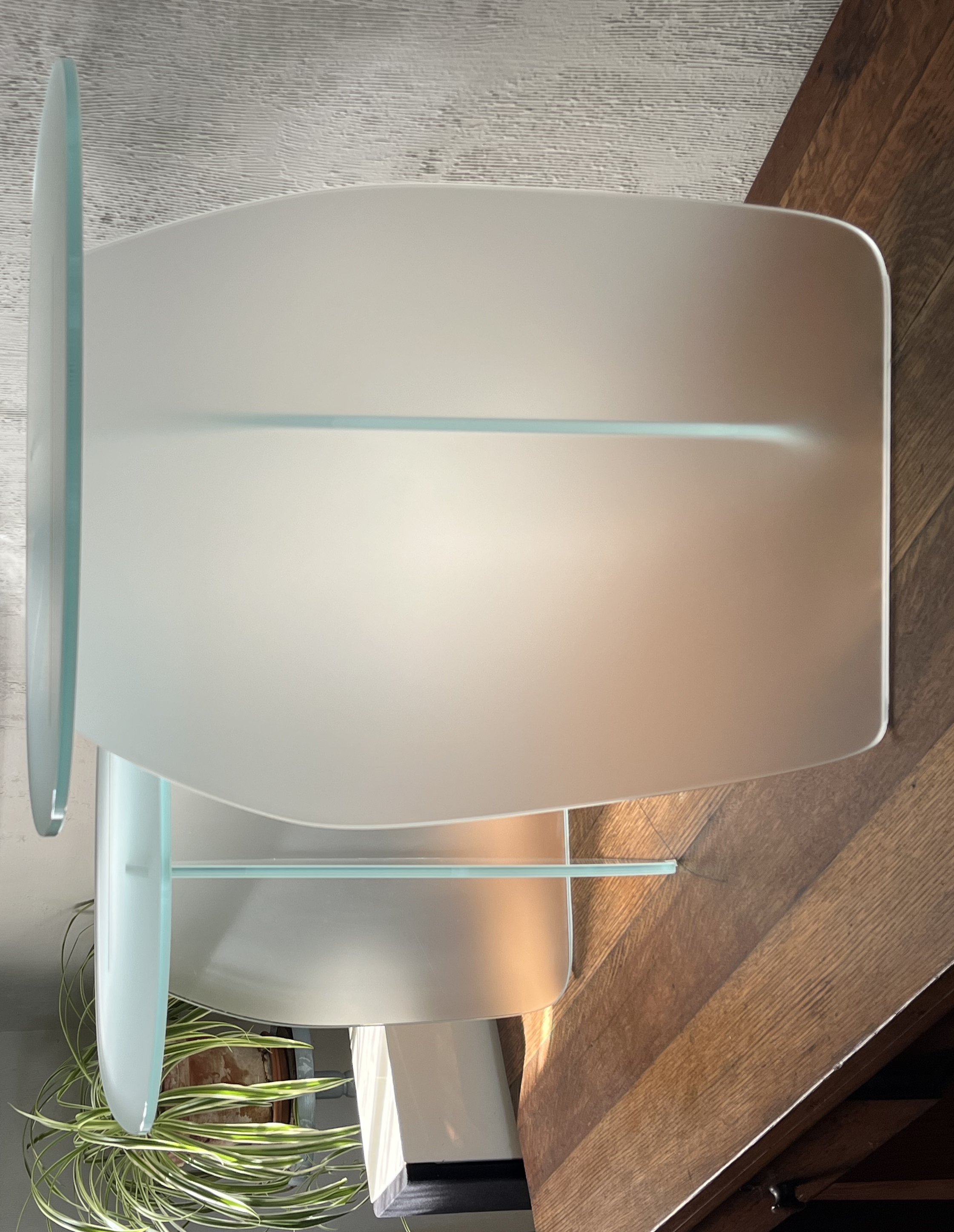 Pair of Glass Side Tables