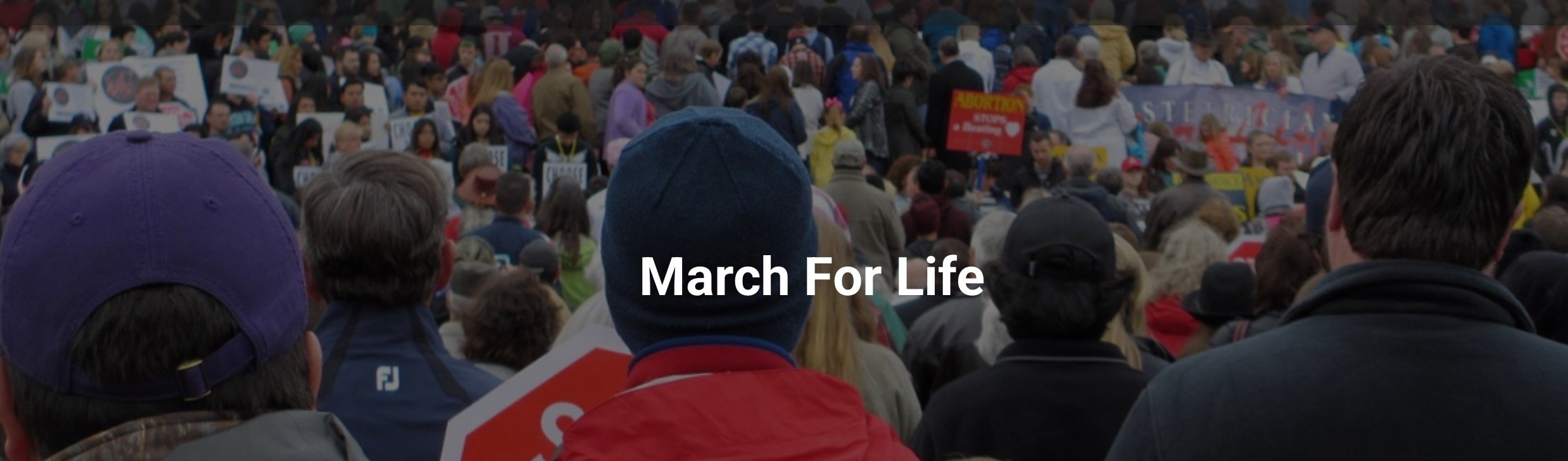 MARCH FOR LIFE