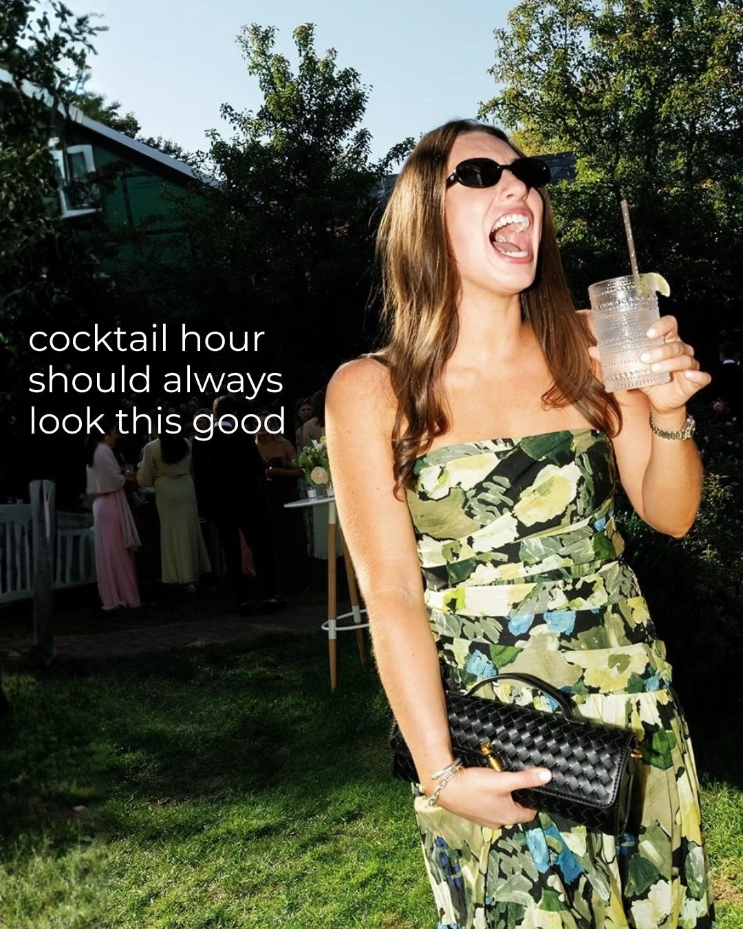 We could make a case for extending cocktail hour.

The conversations, the outfits, the laughter, and the celebration of the moment.

That&rsquo;s always been our favorite part