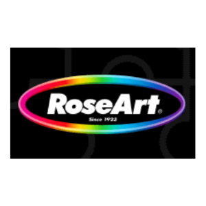 RoseArt logo with rainbow-colored oval border and the text 'RoseArt Since 1923' in black and white.