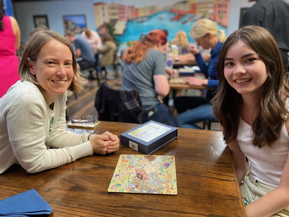 Andrea and Clara P. — USA Jigsaw Puzzle Association