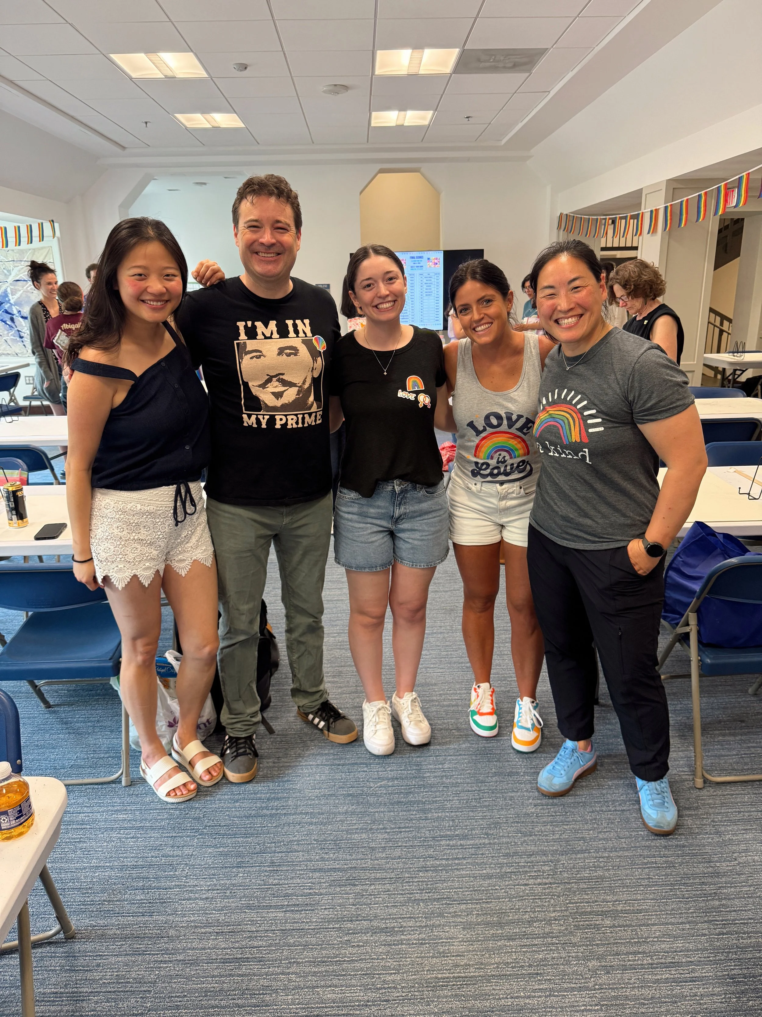 Cherry Blossom Challengers in DC summer of 2025: Lindsay W., Eric G., Jenna W., and Simme B.