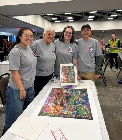 The Peach Talks team at the 2026 USA Jigsaw Nationals in Atlanta, GA