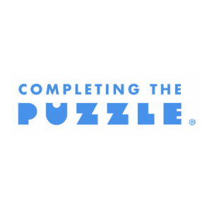 Text reading 'Completing the Puzzle' with a puzzle piece graphic.