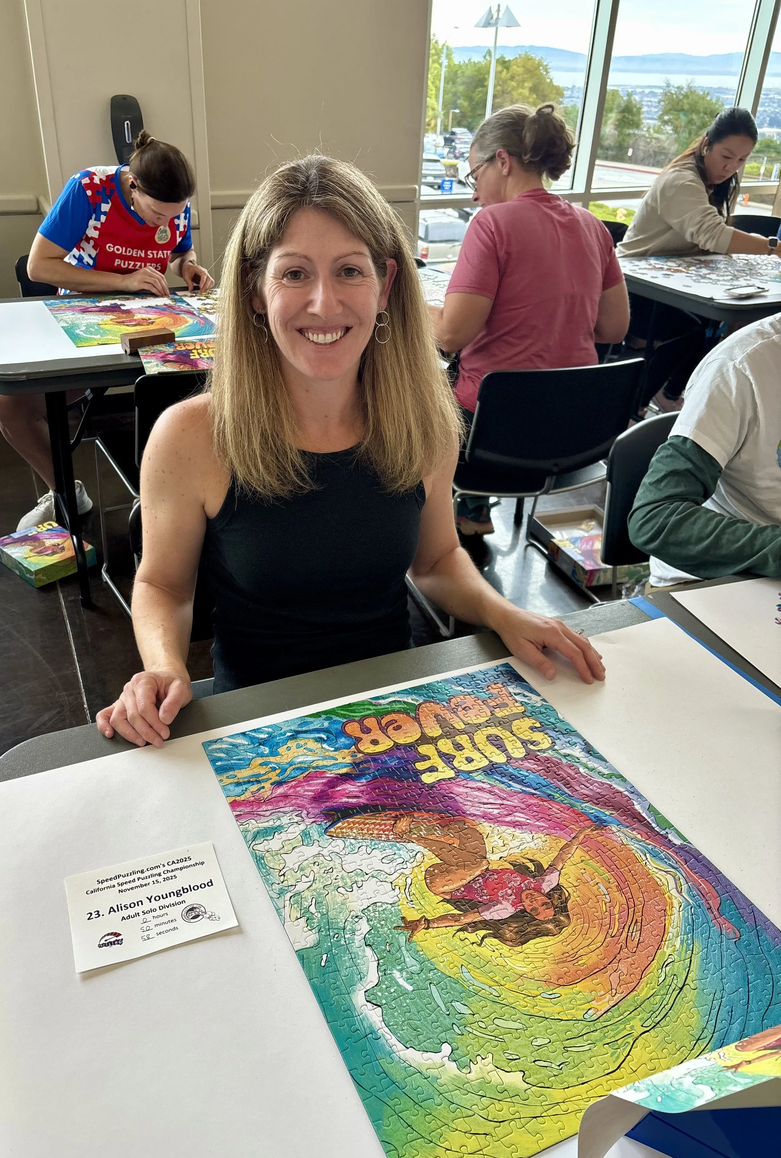 Completed puzzle at the 2025 California Speed Puzzling Championship