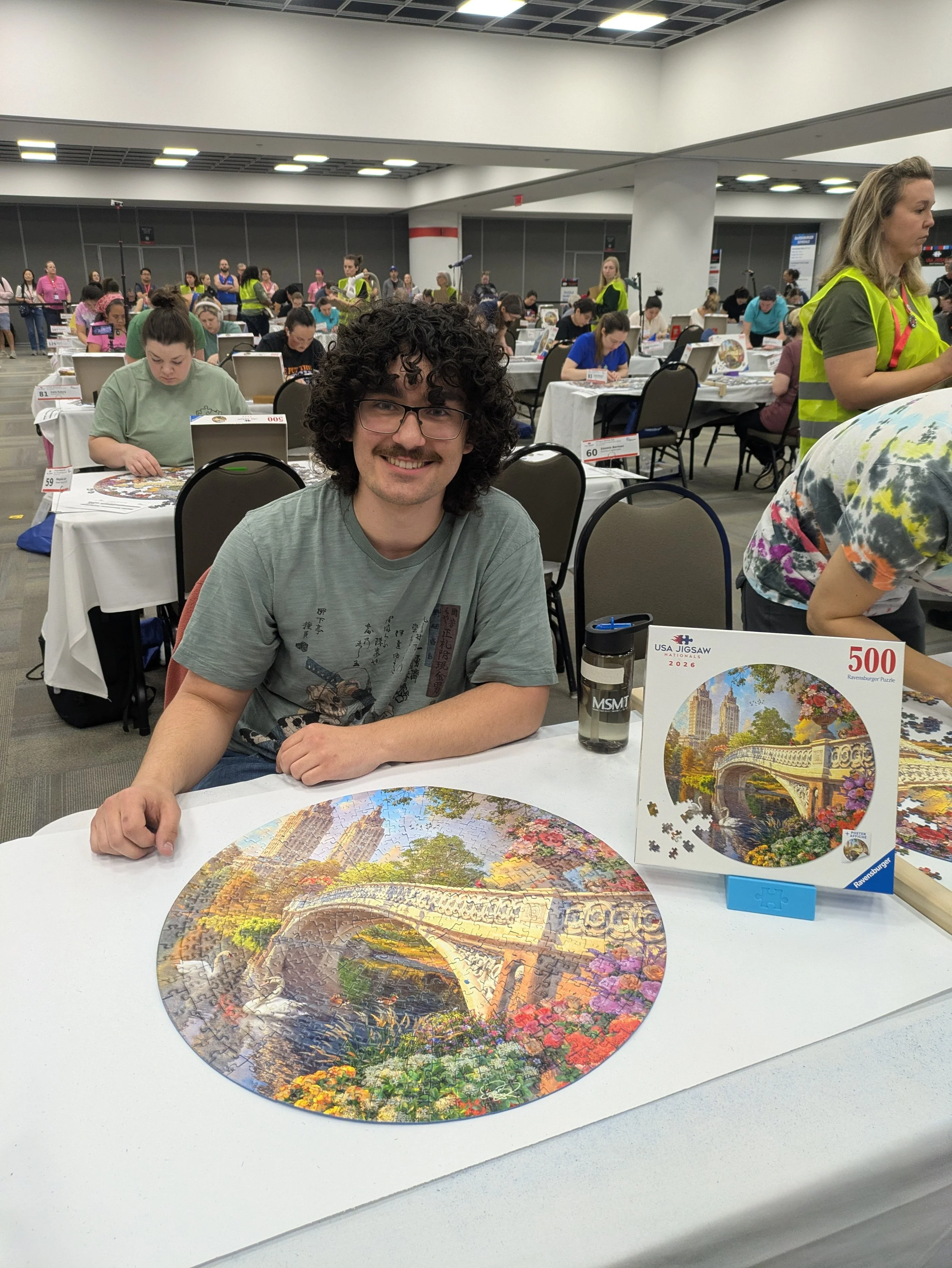 Lewis shortly after coming 6th at 2026 USA Jigsaw Nationals 