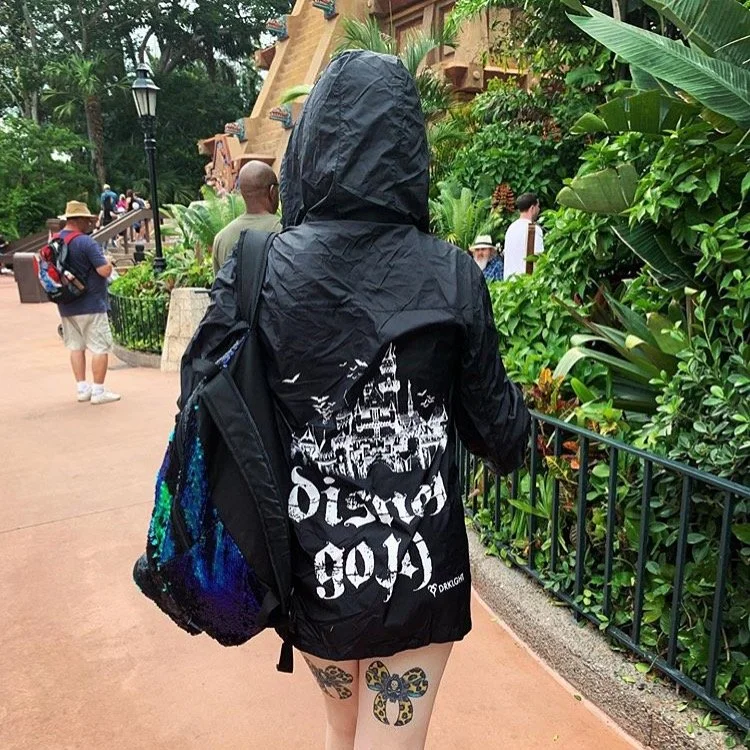 バッグ Disney Music Gothic archive swag Disney Goth Windbreaker — DRKLGHT Clothing