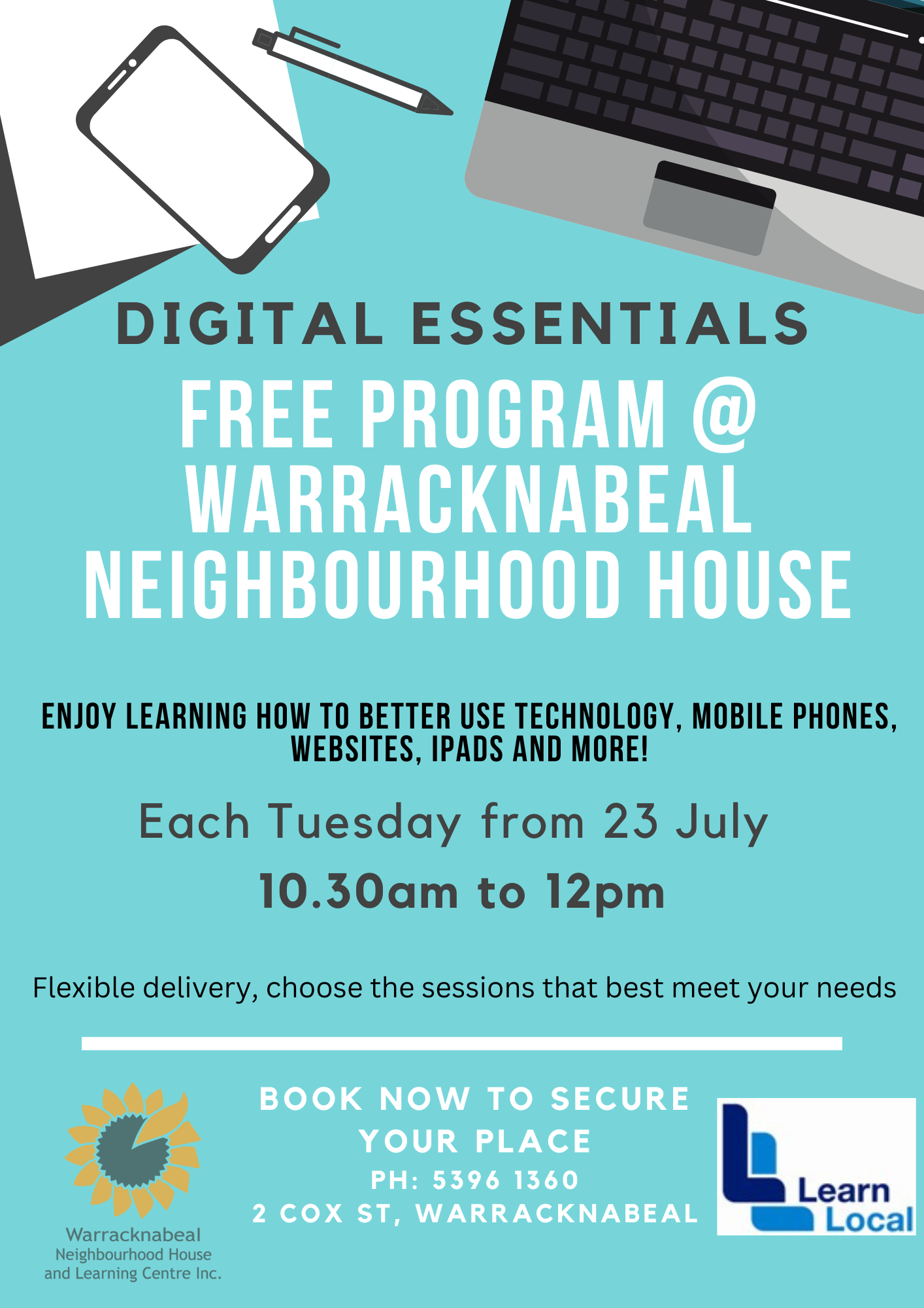 Courses — Neighbourhood House Warracknabeal