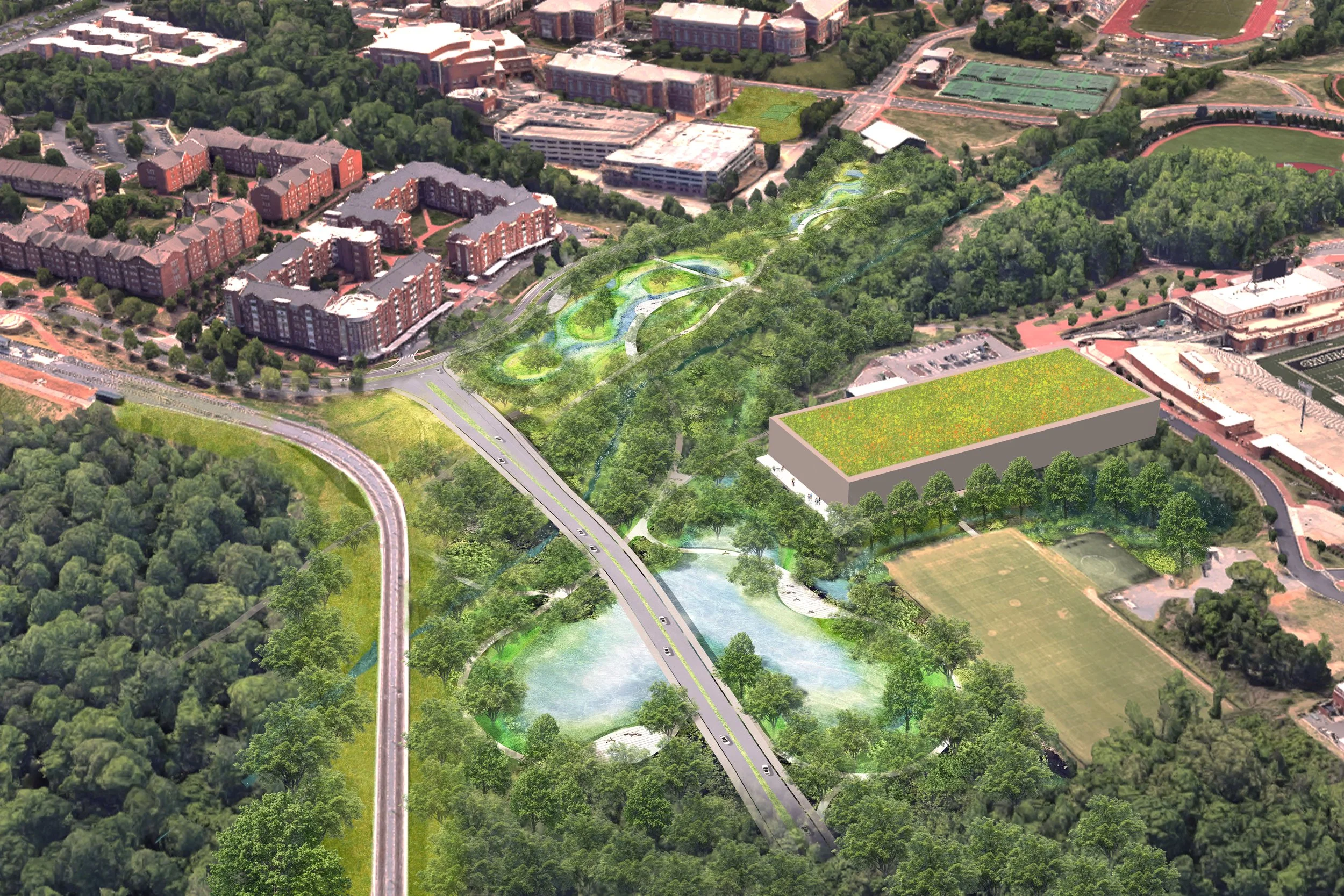 Toby Creek - Proposed SCMS (Ponds and Wetlands)