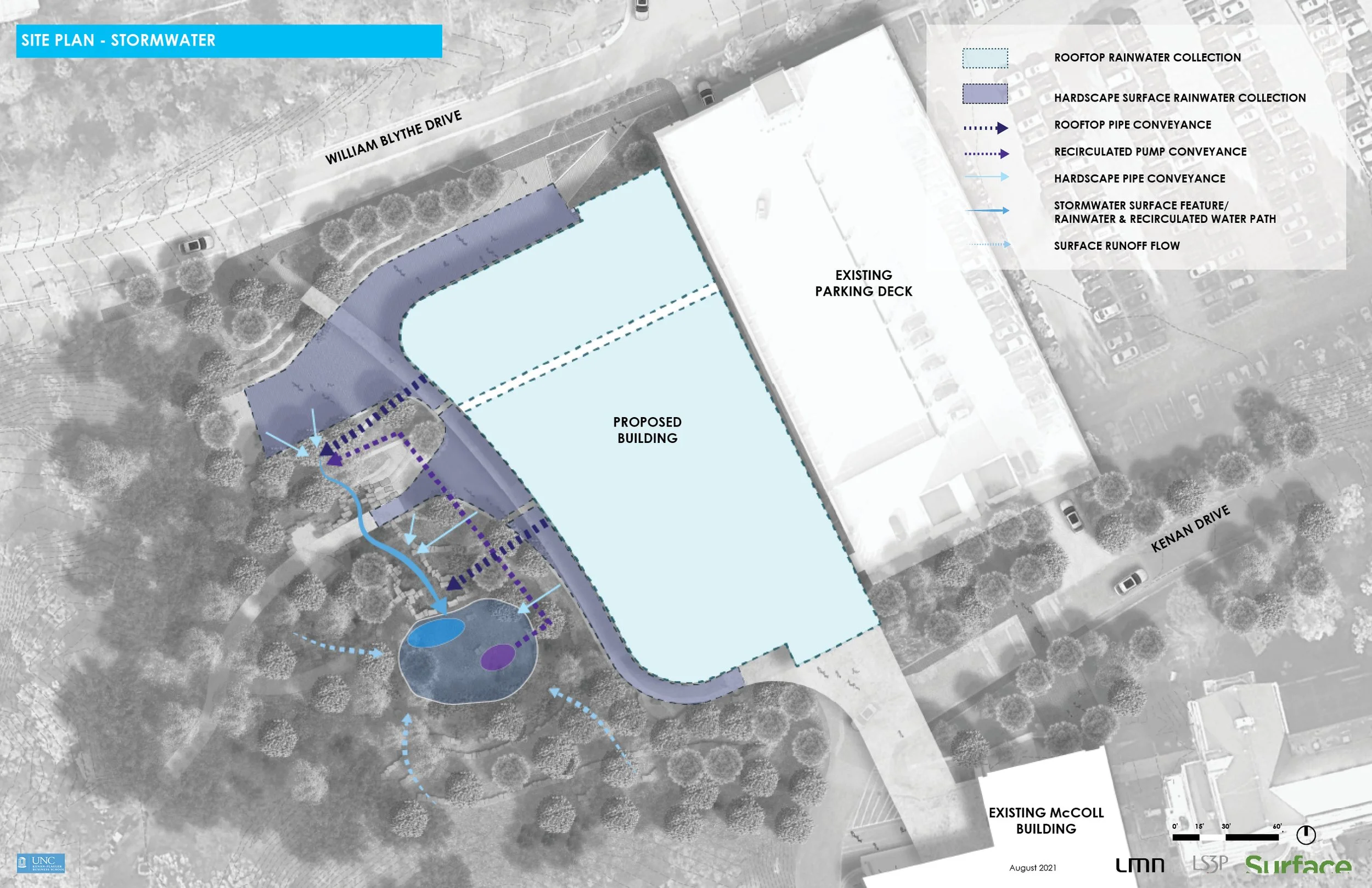 UNC McColl Building - Plan with Stormwater Diagram.jpg