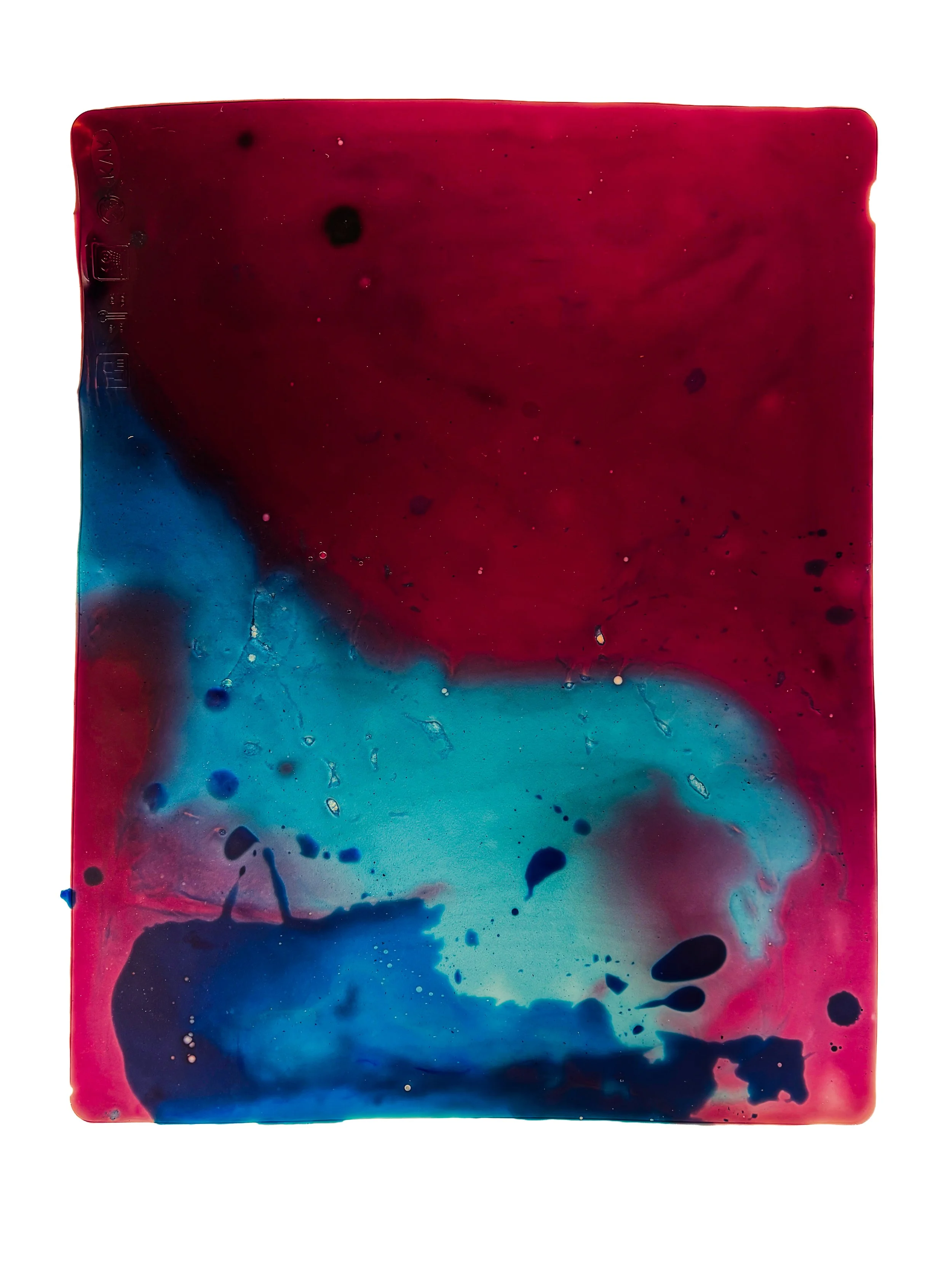 Marbled Bioplastic -  Red Cabbage