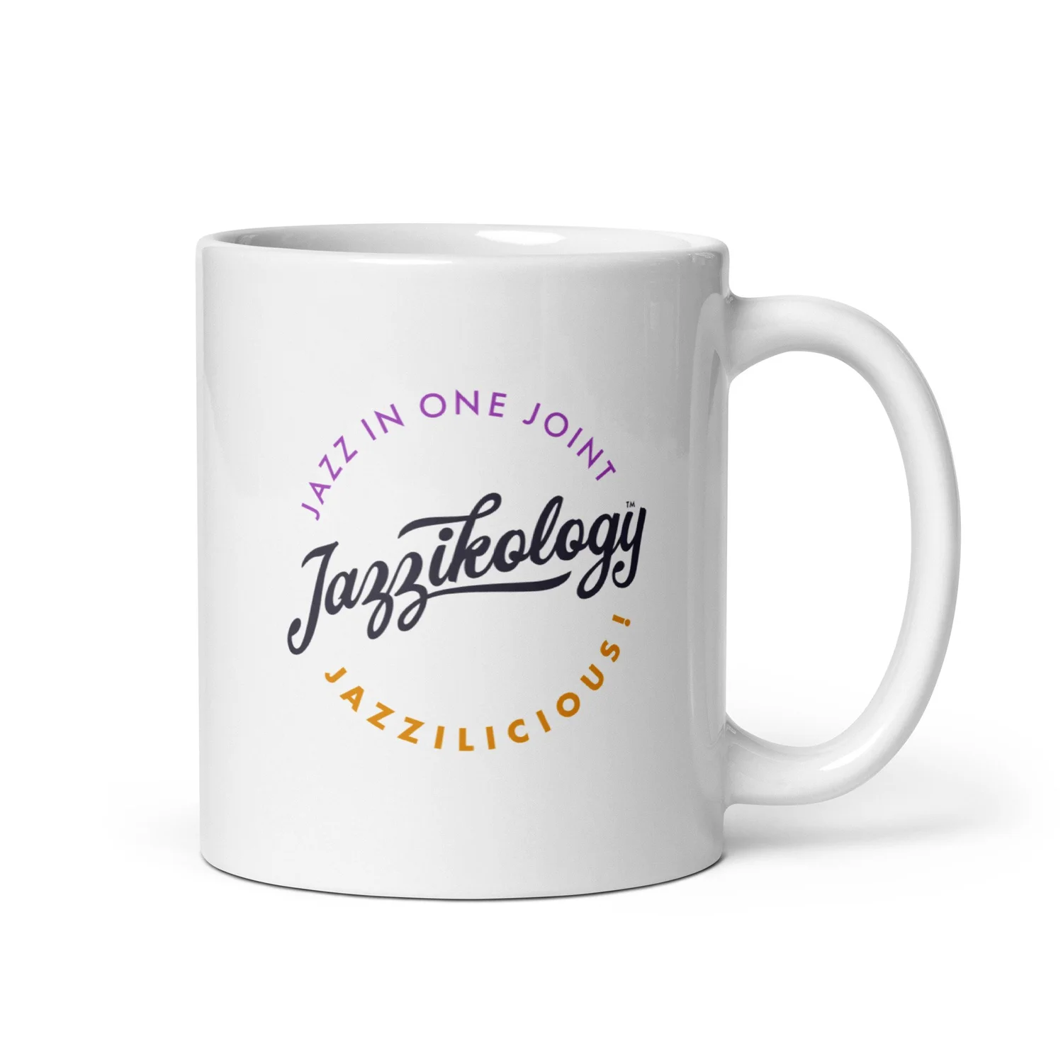 Jazzikology, 11 oz., White Glossy Mug