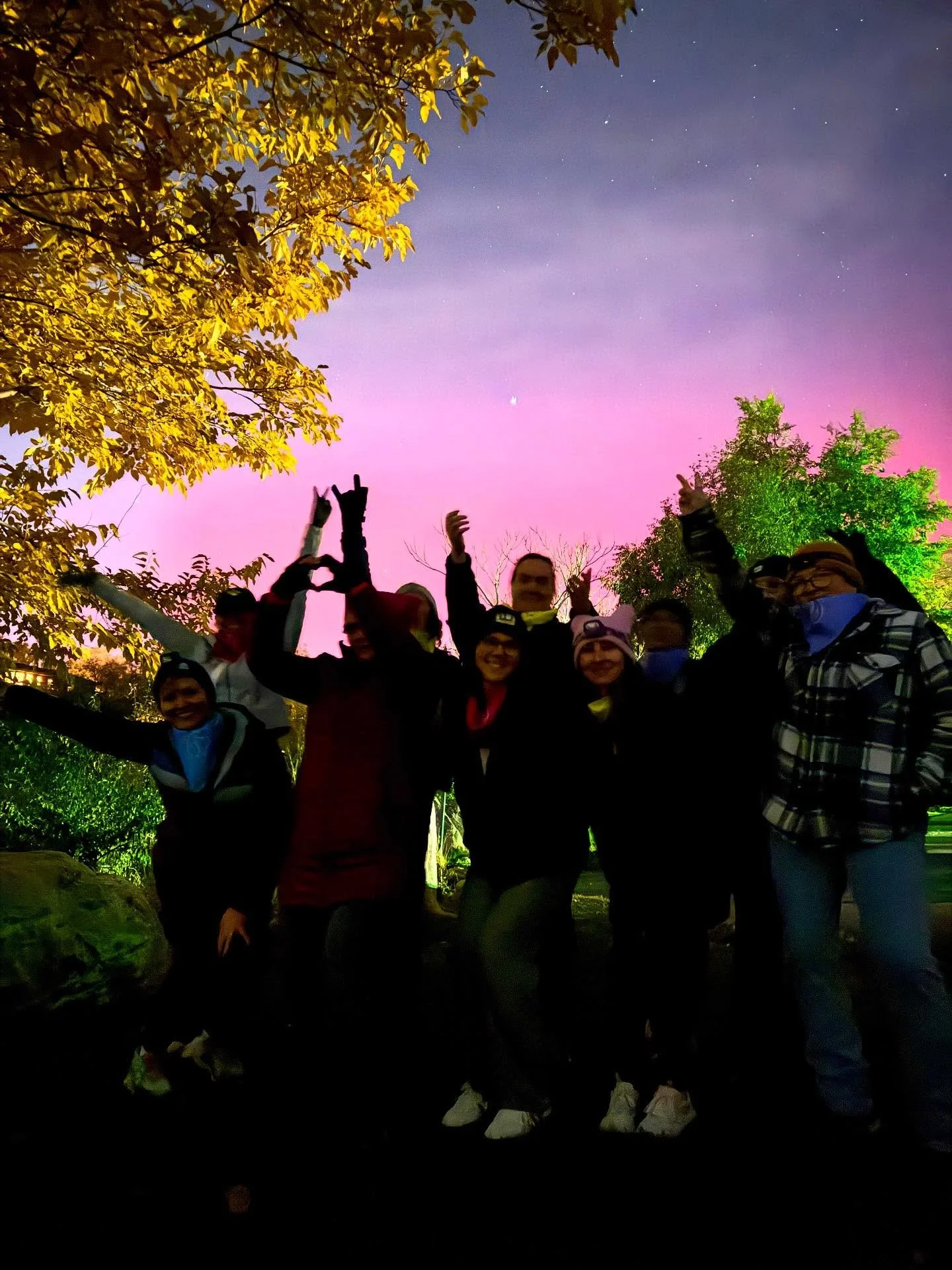 Post from Rose Guides: Natalie &amp; Meghan

November Year of Adventure Survival in the Dark: Northern Lights Edition

Our groups are always fun &amp; special, but last night featured an added kick of magic&hellip;for more reasons than one. 

Just as