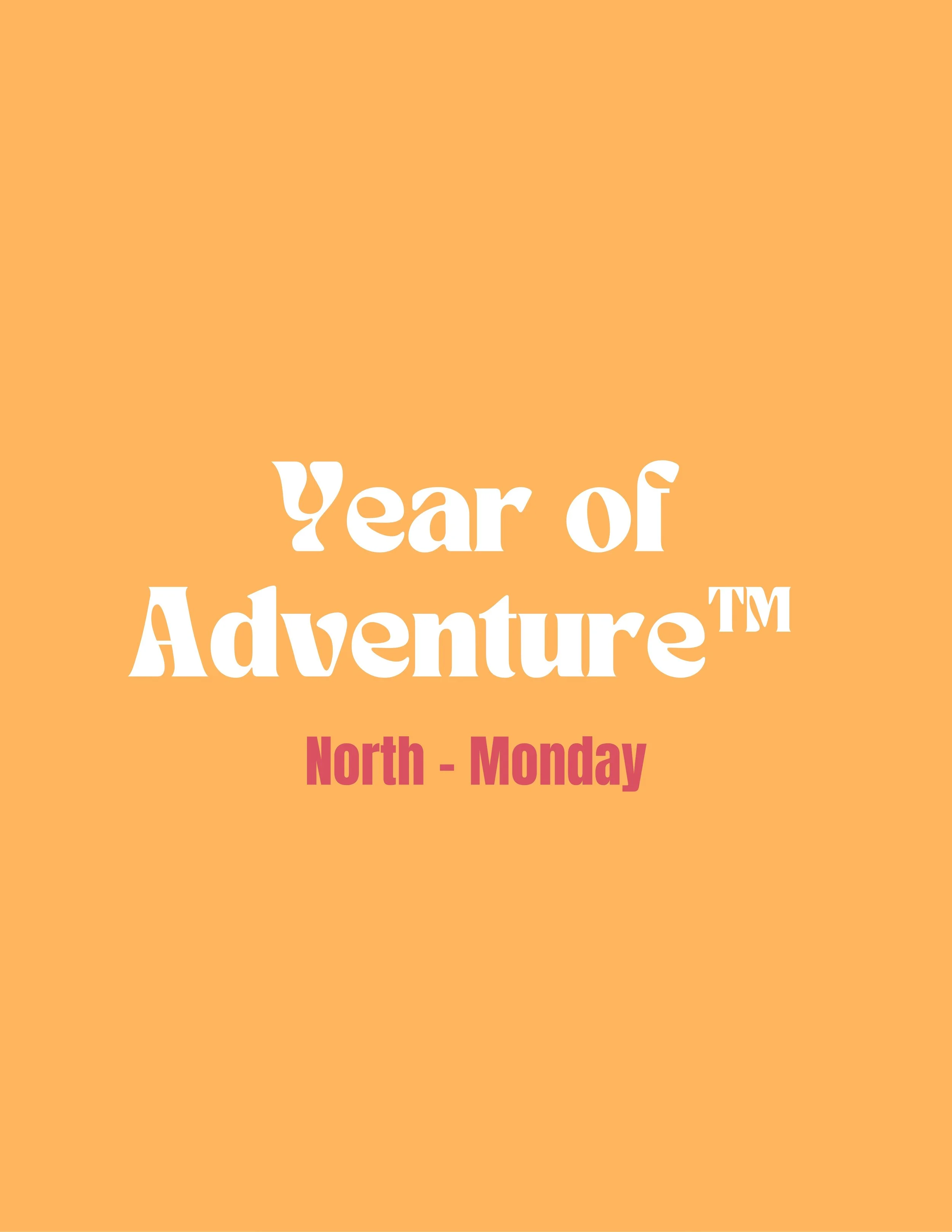 Registration Fee - The Year of Adventure™ Wasatch NORTH Monday (Marigold group)