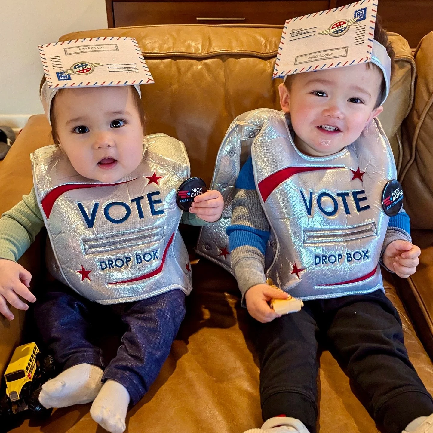 Happy Halloween! Hope everyone enjoyed a fun-filled evening. 

Remember to return your ballots to a ballot box, or double check the address for your polling location if you are voting in-person next Tuesday.