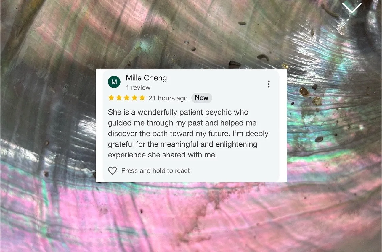 ✨ Thank you Milla, for your beautiful 5-star review 💜 I&rsquo;m truly grateful for the trust you placed in me during your session. 

Guiding souls through Tarot, Spiritual Healing (Aura Cleansing &amp; Chakra Alignment), and creating Personalized En