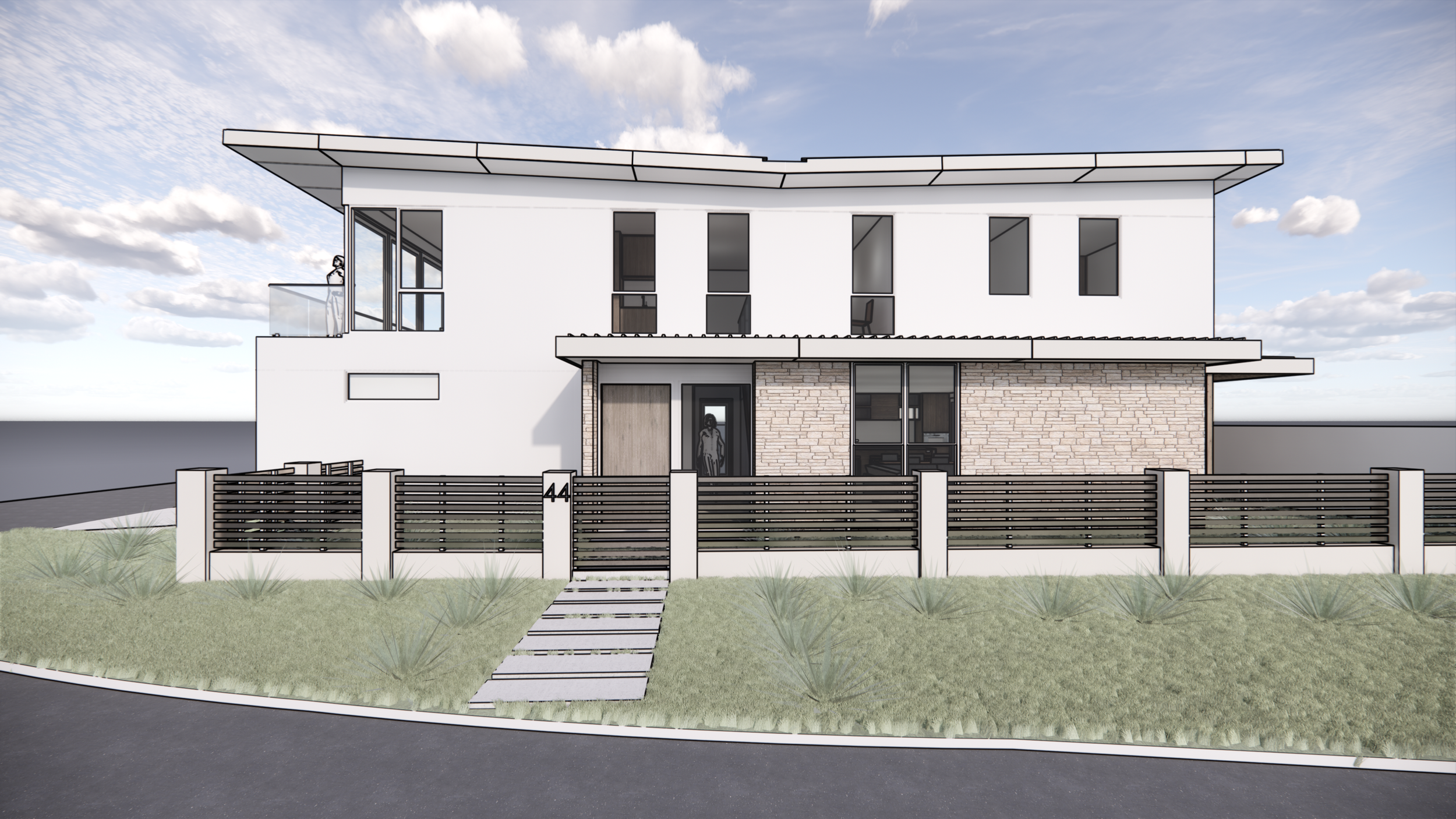 Fitzpatrick House | exterior elevation