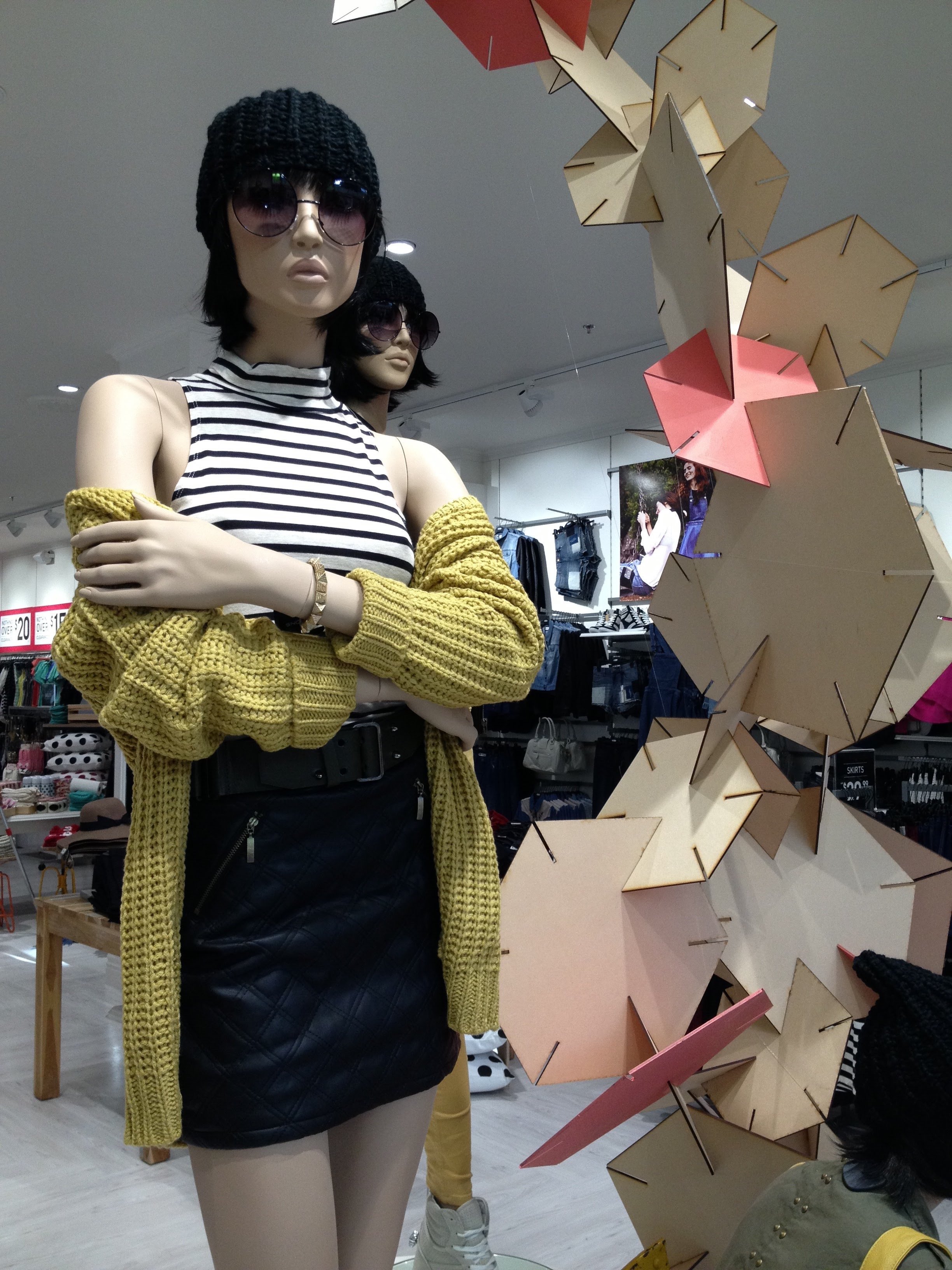 Glasson - Mannequin styling and propping Sylvia Park