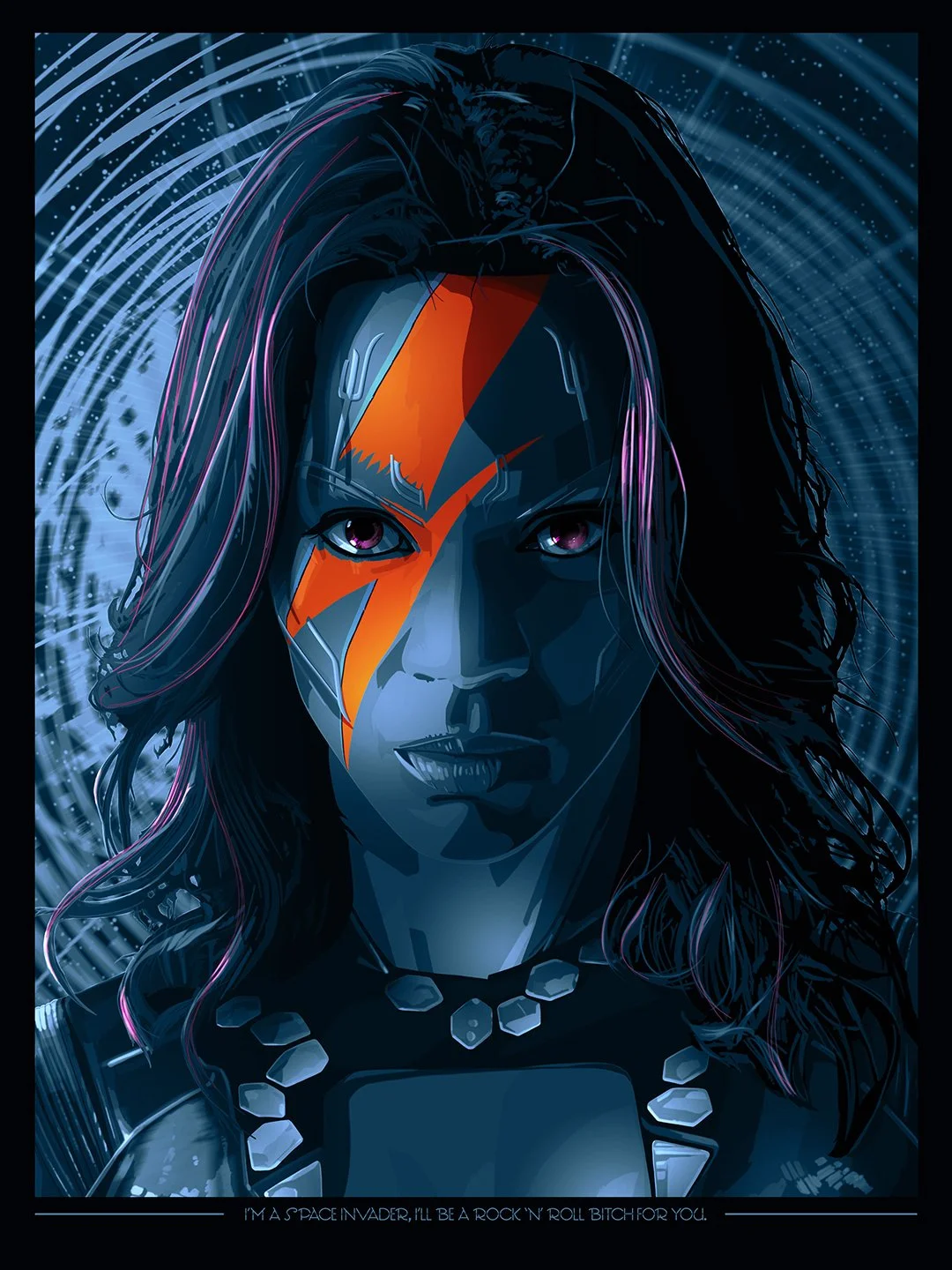 Space Invader Deep Space Variant.