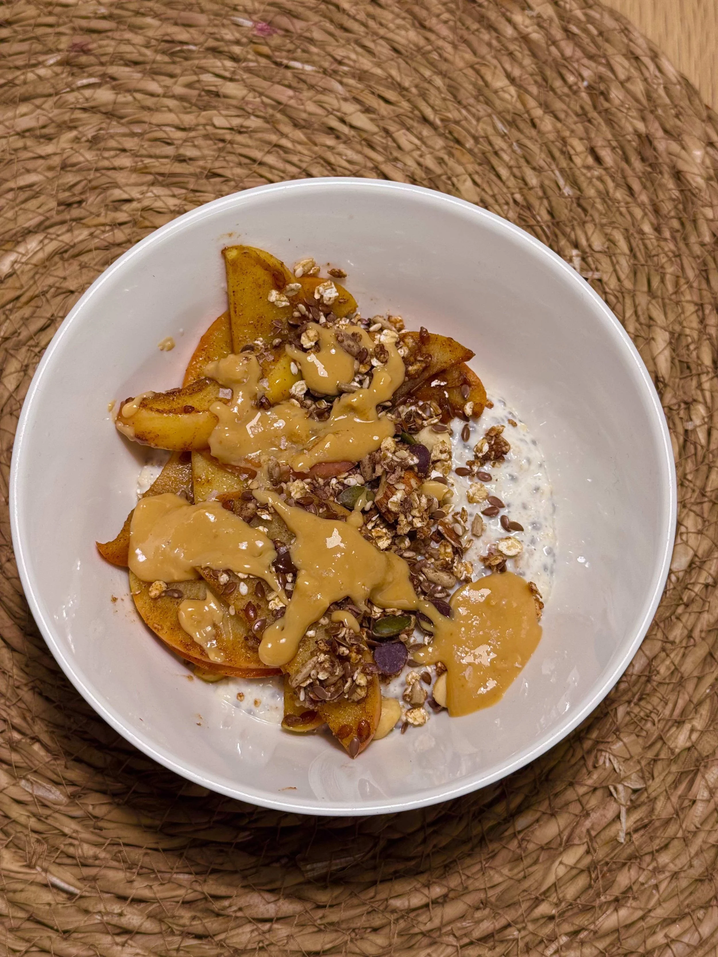Overnight oats med æble