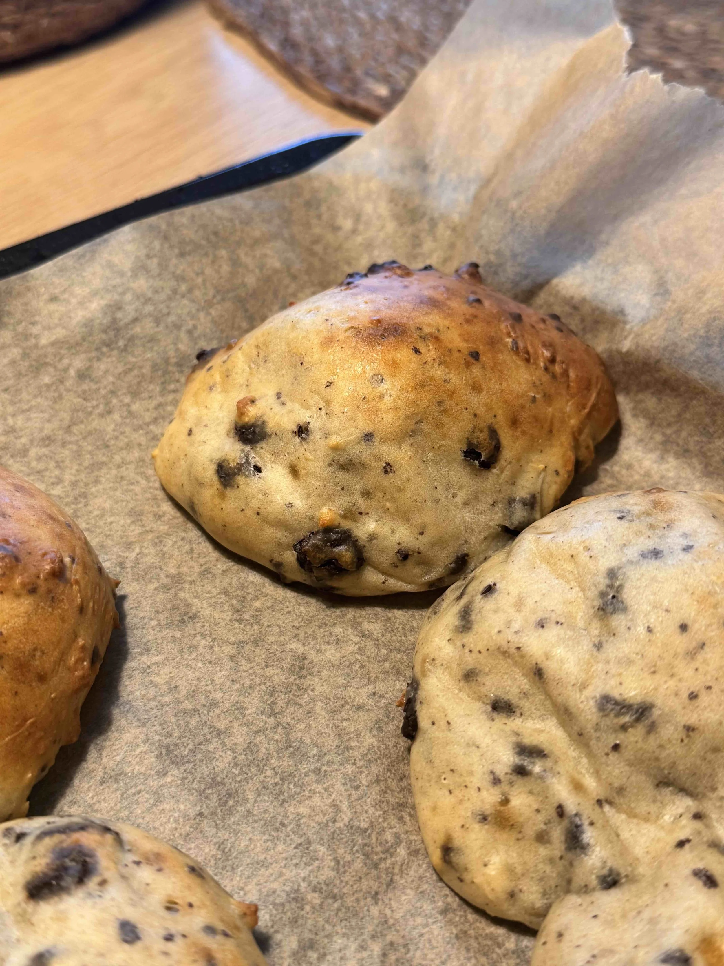 Chokoladeboller på hytteost