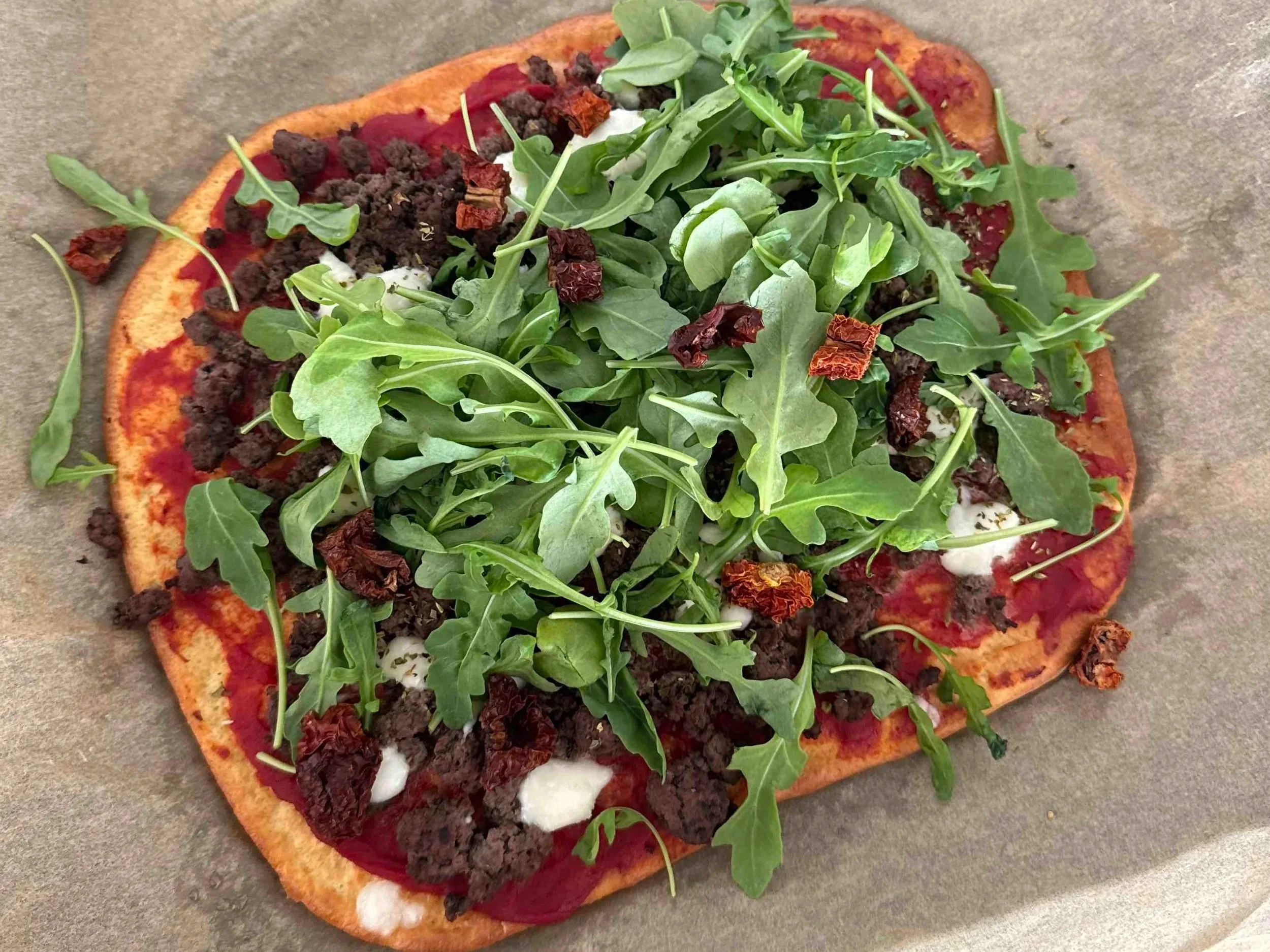 Hytteost Pizza