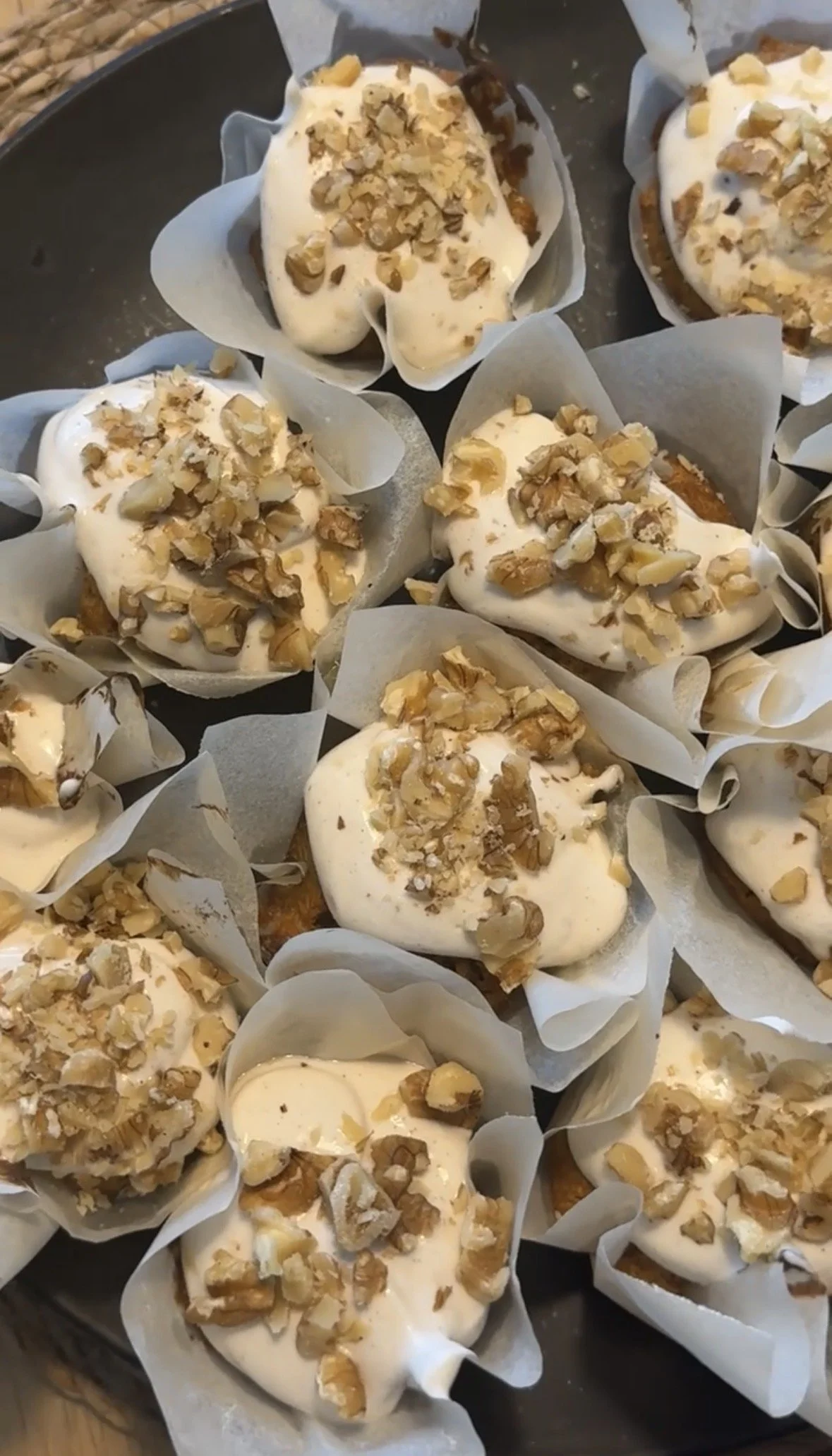 Gulerodskagemuffins