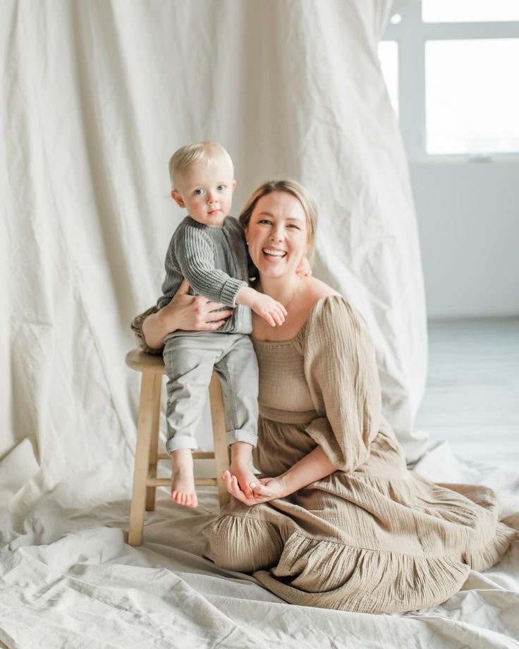 this mama + me mini session 🥹💛 This cutie pie reminded me so much of my boys as he happily ran around and climbed up everything he could in studio! And then his mama sweetly followed him around making sure he was safe_ Such a good re.jpeg