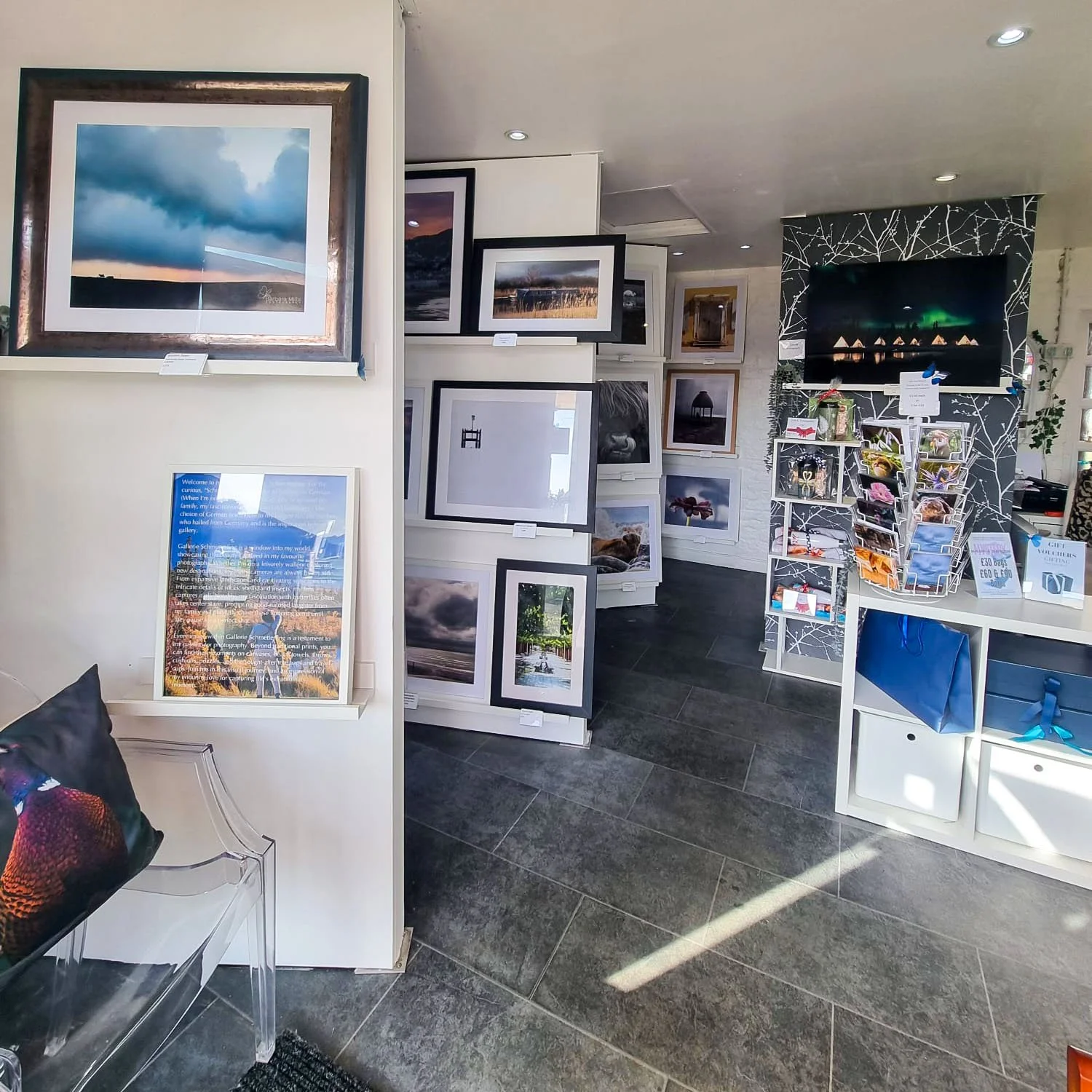 Sun through the doorway today.

If you&rsquo;re nearby, we&rsquo;re open at Black House Craft Centre.