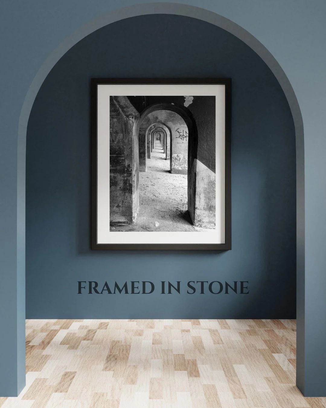 I've always been drawn to patterns, shapes, and the way light moves through a space 

While some photographs rely on colour, others are all about contrast, texture, and repetition.

Framed in Stone was one of those images that caught my eye immediate