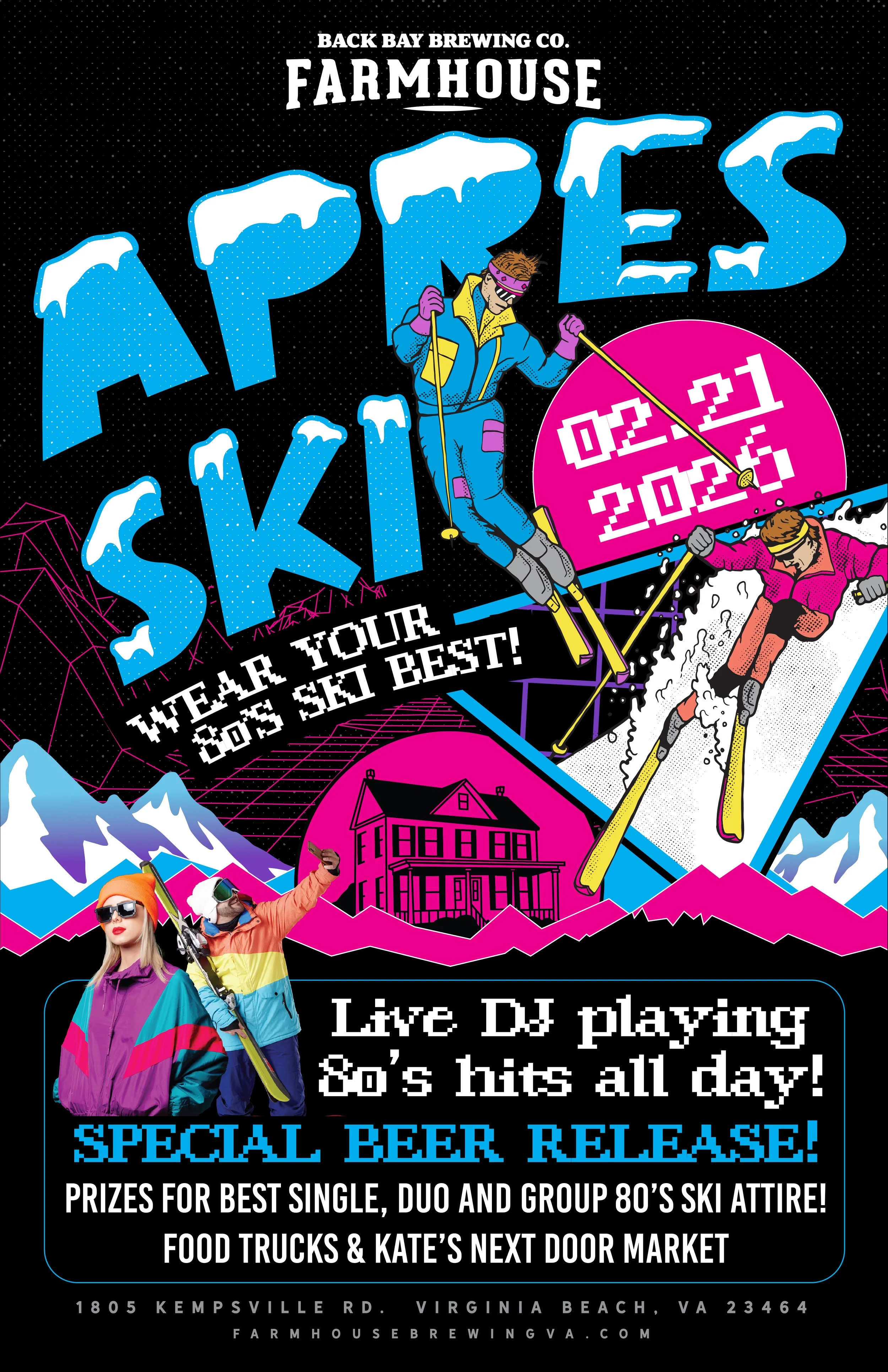 Back Bay's Farmhouse Apres Ski Event flyer