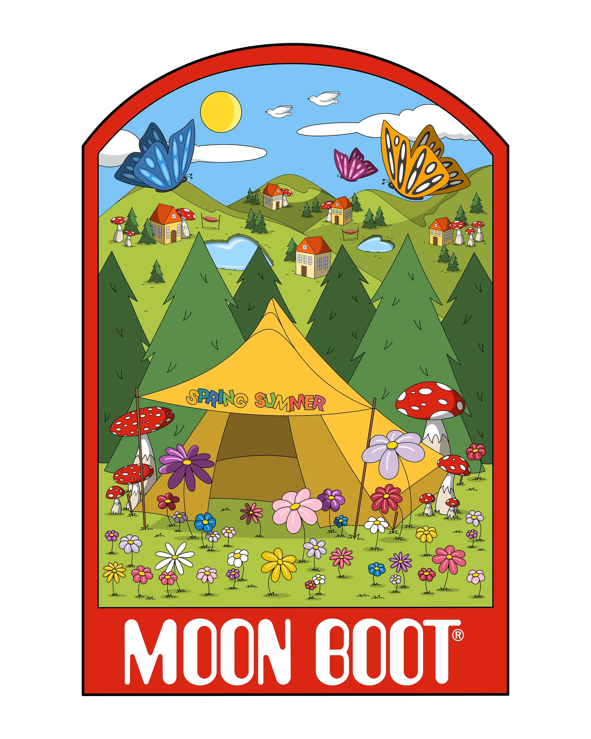 MOON BOOT - STICKER SS26
