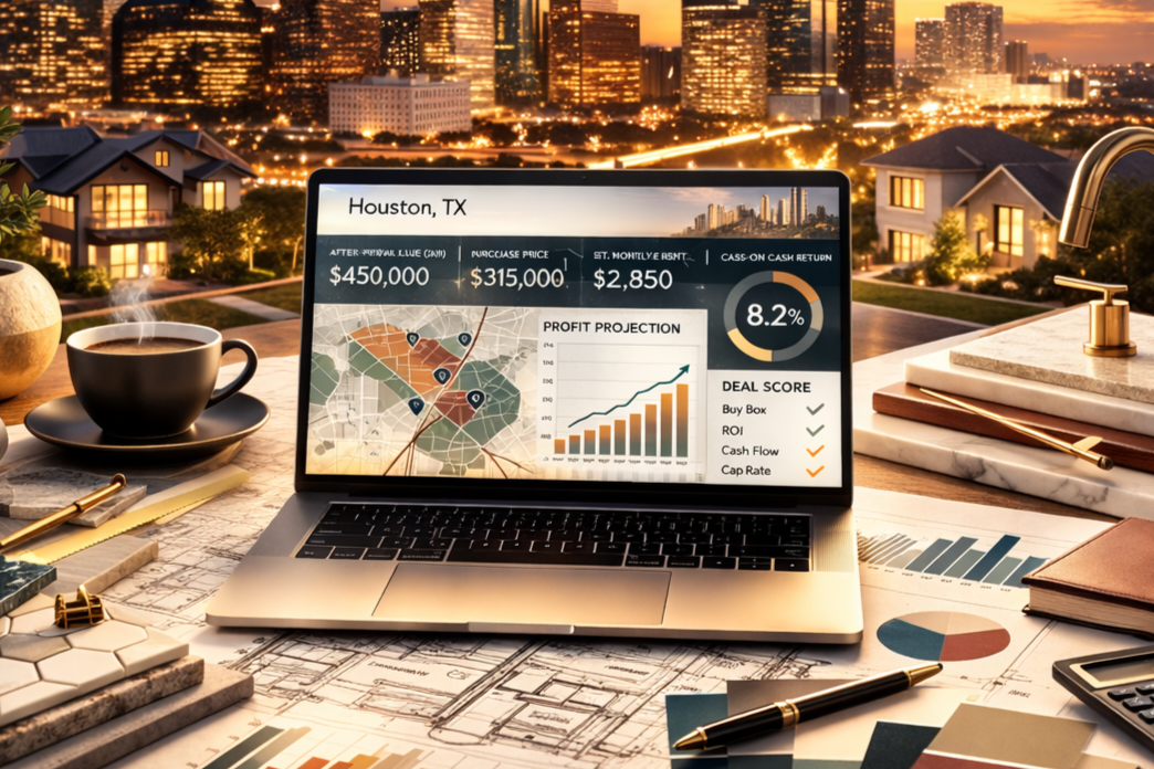 A multi-story apartment building with several balconies, some with railings, against a pale sky.