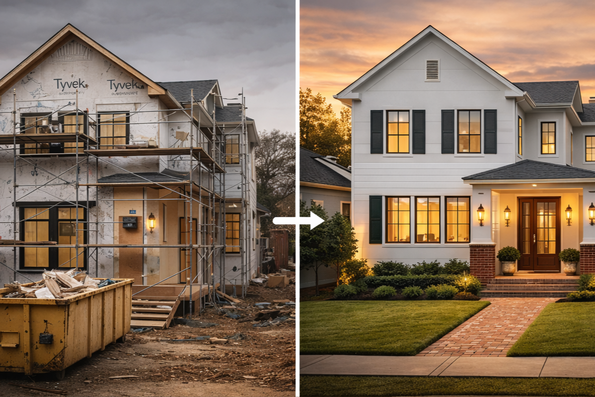 A group of people sitting at a wooden table during a meeting, some taking notes, with sunlight coming through a window.