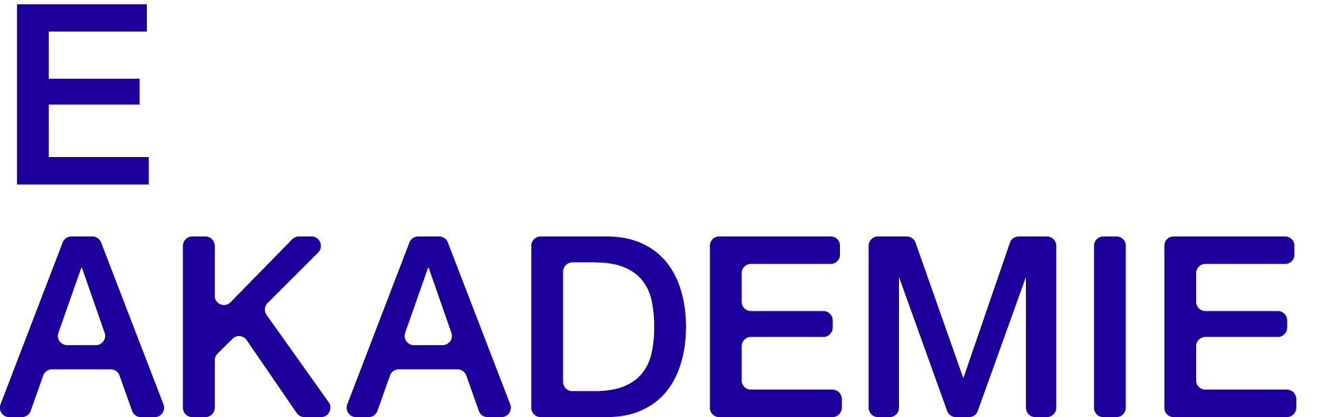 Grafik mit der Bezeichnung 'ESDG / I/' und 'AKADEMIE' in blauer, schwarzer und weißer Schrift.