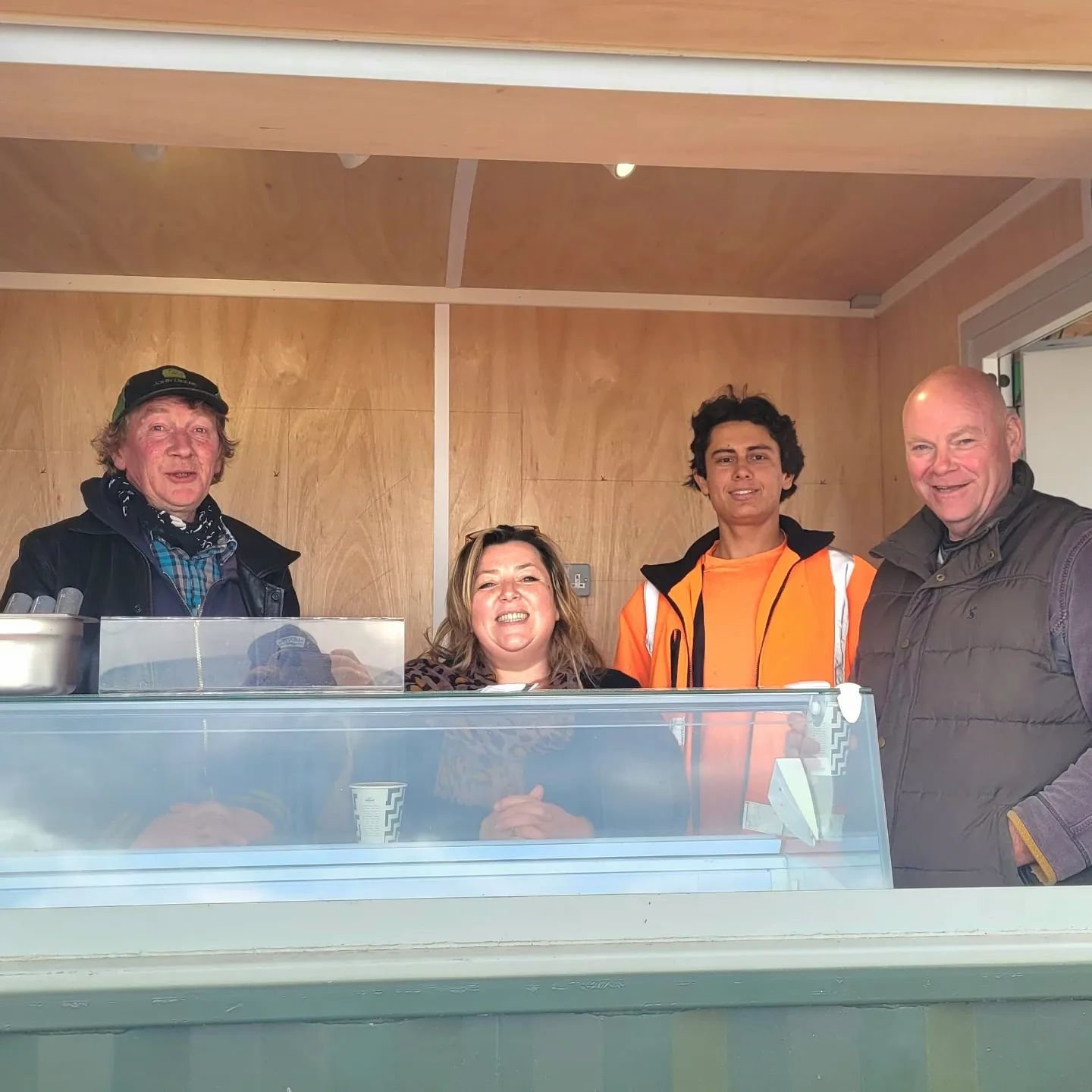 Another local supplier, with the tastiest of products 🥛 

The awesome guys at @northiamdairy came to Goat Ledge last week to see our new ice cream stall in build 🍦

Last year, we visited their lovely cows to see where our milk and ice cream come fr