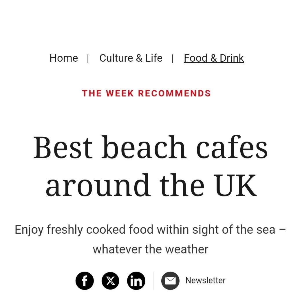 We are so happy to be included in @theweek_magazine s' best beach cafes around the UK! 🏖

@theargus_ also wrote a lovely feature too! 🌟

We are certain this summer is going to be a wild and tasty one, and we can't wait for you all to join us in the