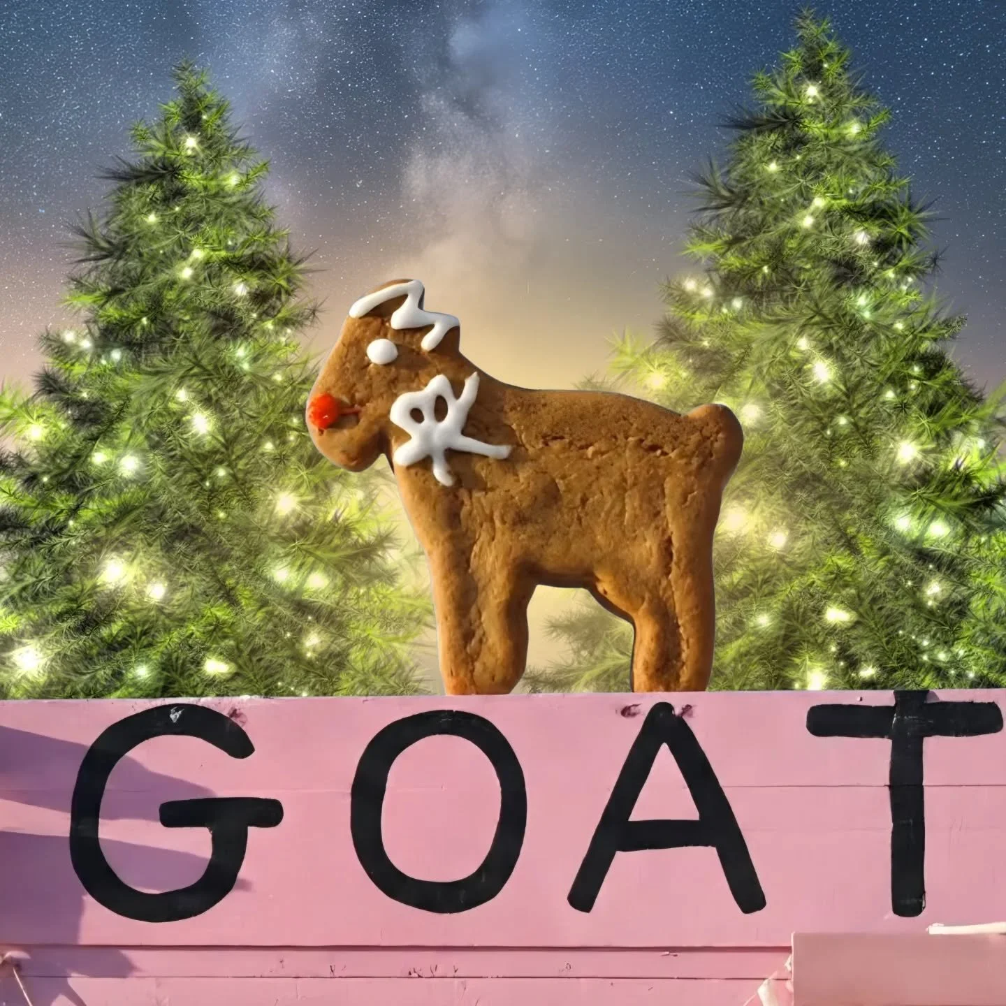 ​🦌 The Gingerbread Rein-Goat 🦌

Are they goats? Yes.
Do they think they can fly? Probably.
Do they taste amazing dunked in a hot chocolate? Definitely. 

These festive ginger delights are available all weekend! Grab them before the big man himself 