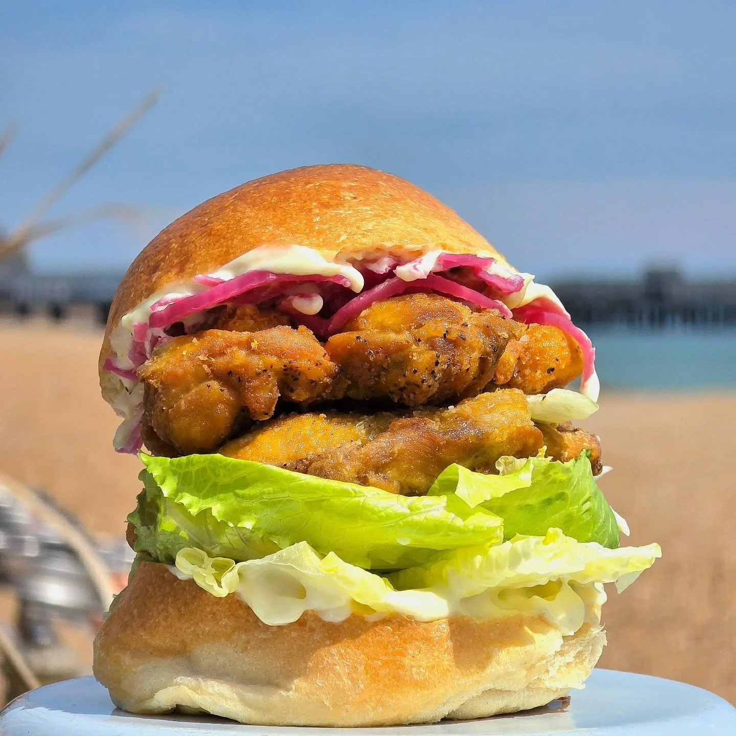 The Crispy Chicken Bap you&rsquo;ve been waiting for. 🍗 

We&rsquo;re talking golden, crispy chicken thigh that stays delicious until that final bite 🤤

​The supporting cast that makes this a masterpiece:

​Fennel Slaw: Fresh, bright, and perfect f