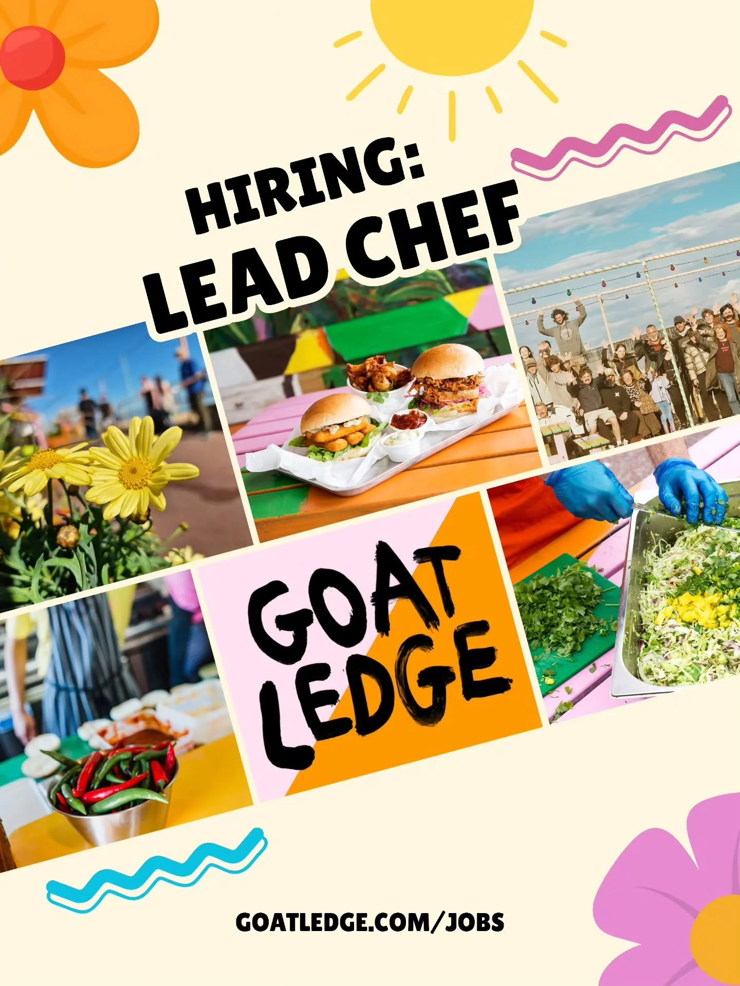 We're looking for an experienced LEAD CHEF to join our team! 👨&zwj;🍳

If you&rsquo;re a natural leader who&rsquo;s ready to dive into a friendly, fast flowing environment and take charge of the kitchen "bits and bobs" that keep the beach 