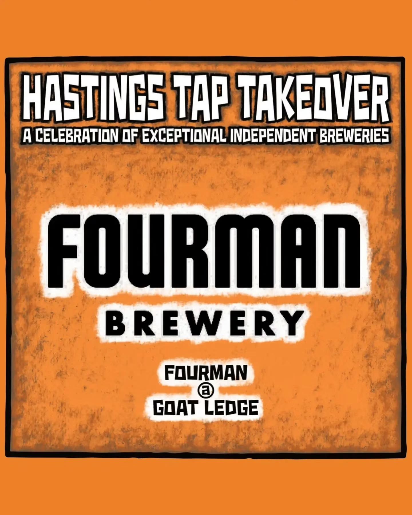 It's that time of year!! 🍻 @hastingstaptakeover returns this Friday, Saturday and Sunday!

We are delighted to host a fantastic and tasty selection of brews by @fourmanbrewery 🍺 Take a look at what we've got coming to our taps tomorrow!

Fourman Br