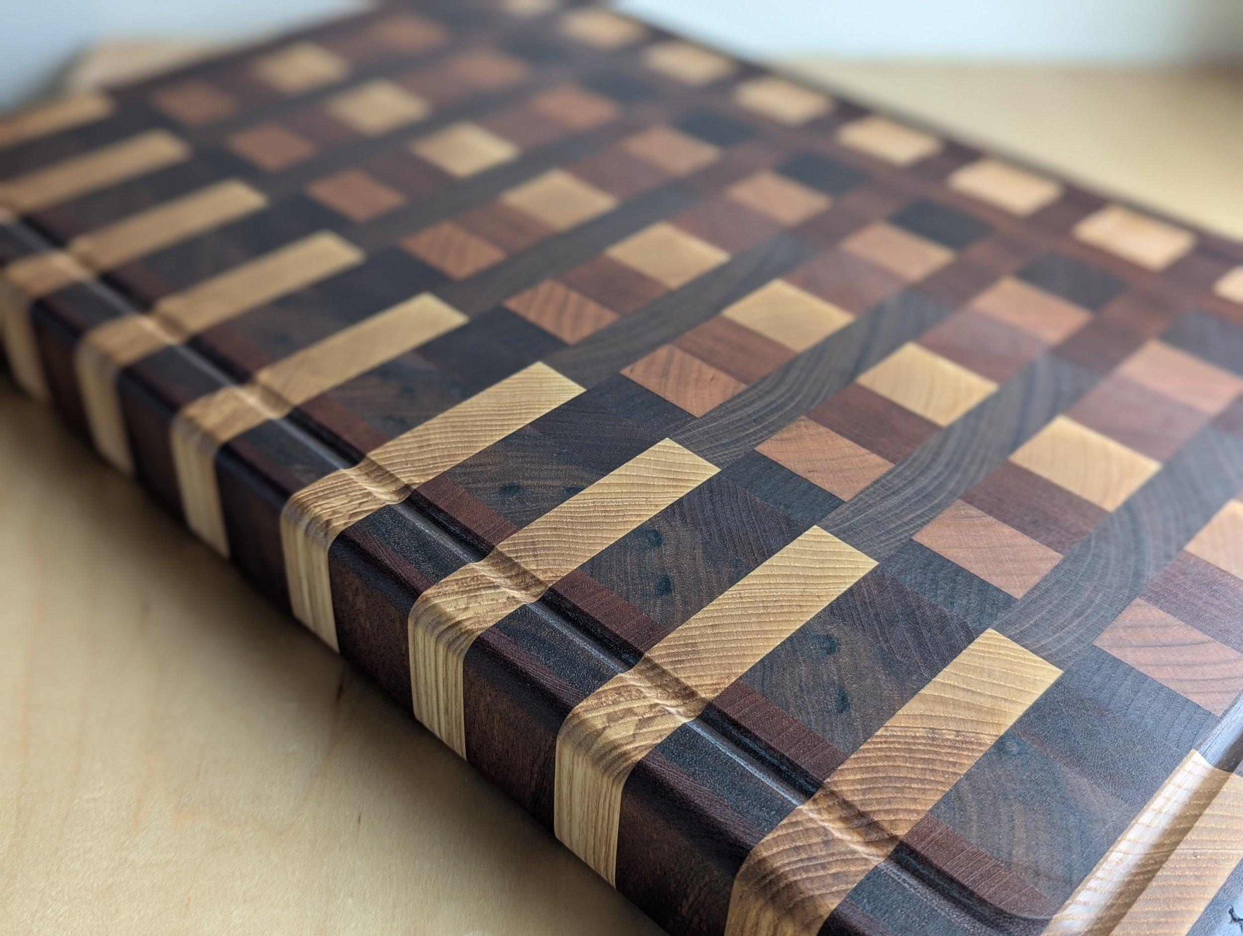 End Grain Cutting Board - Executive Chef